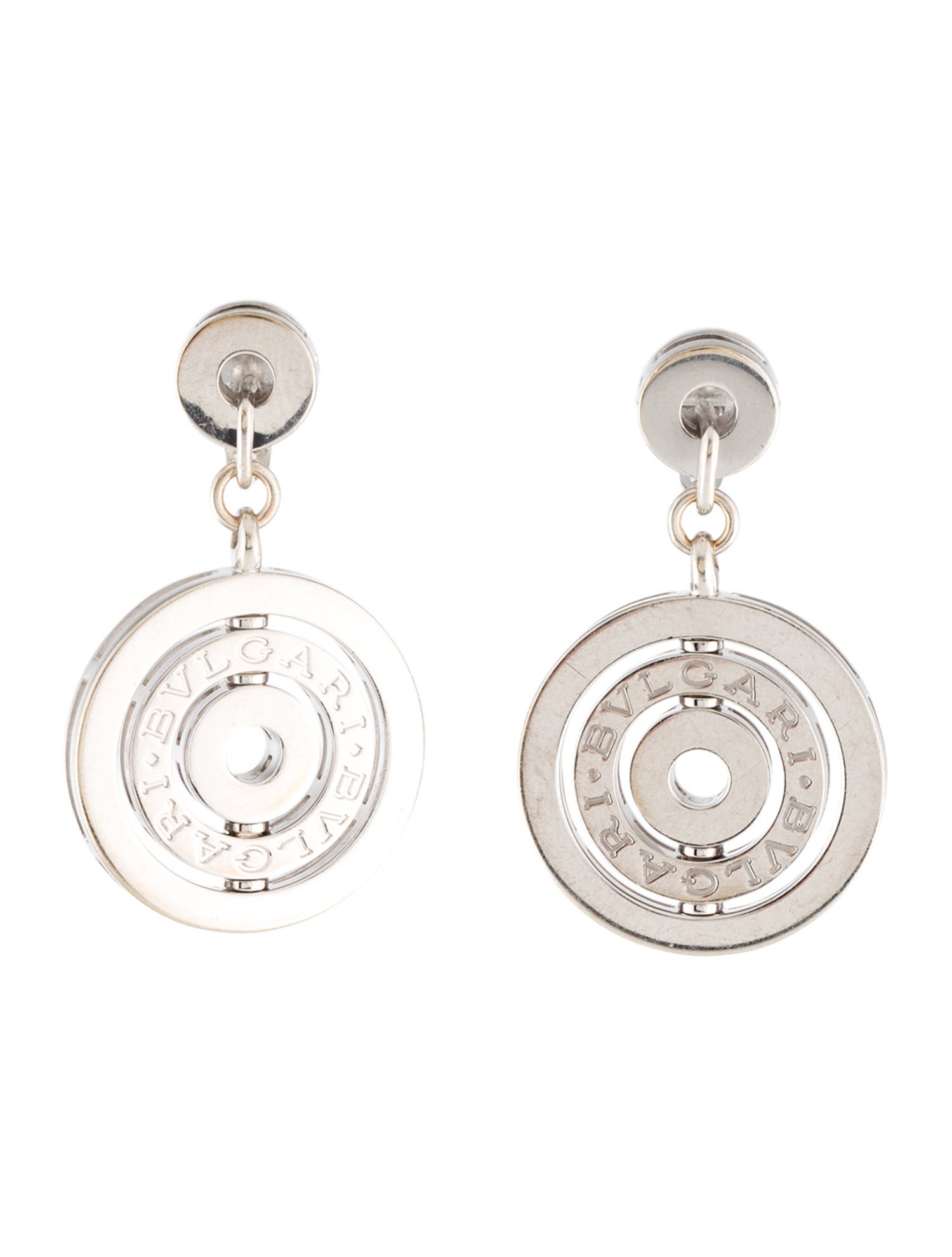 Bvlgari 18K Astrale Cerchi Drop Earclips