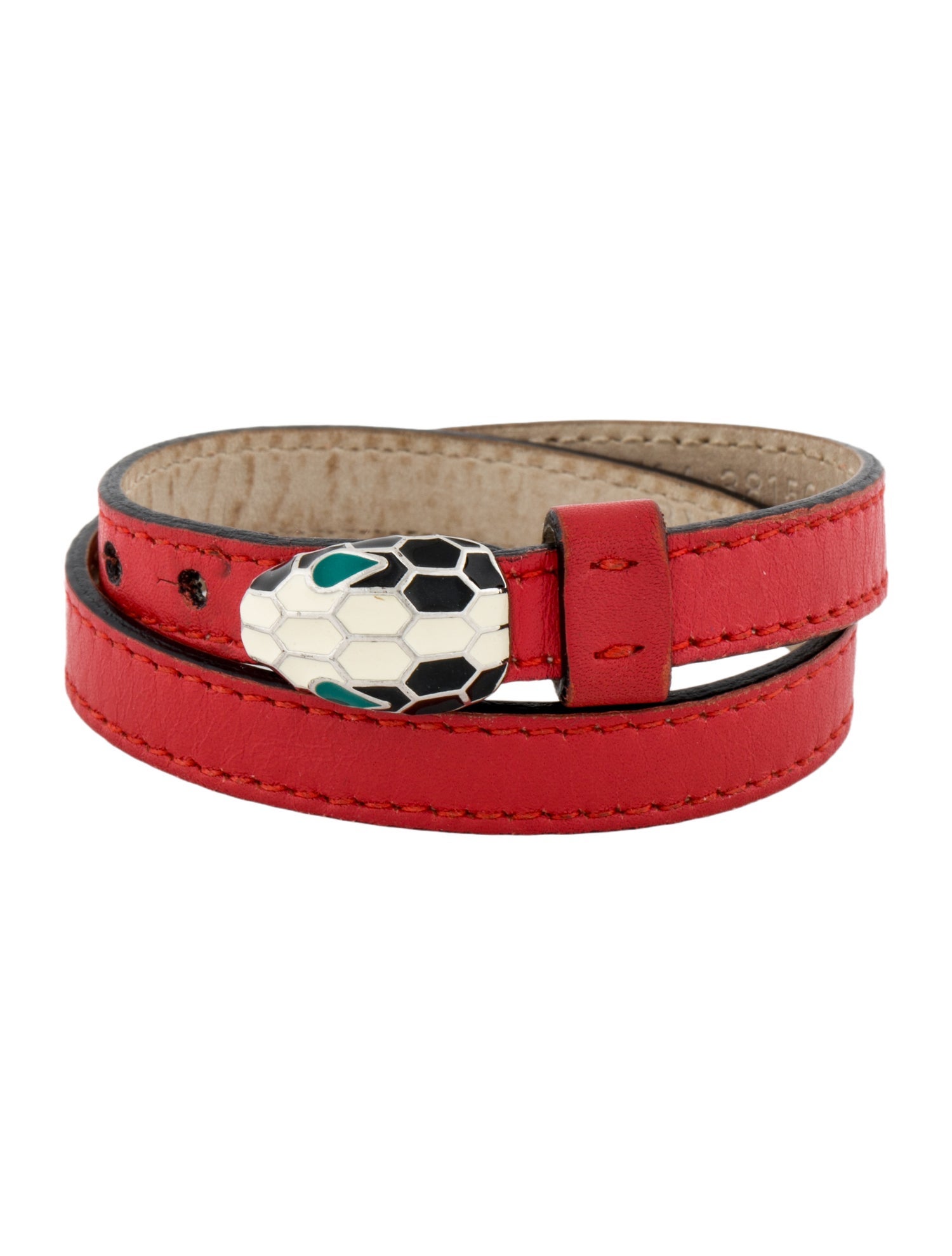 Bvlgari Serpenti Forever Double Coil Wrap Bracelet