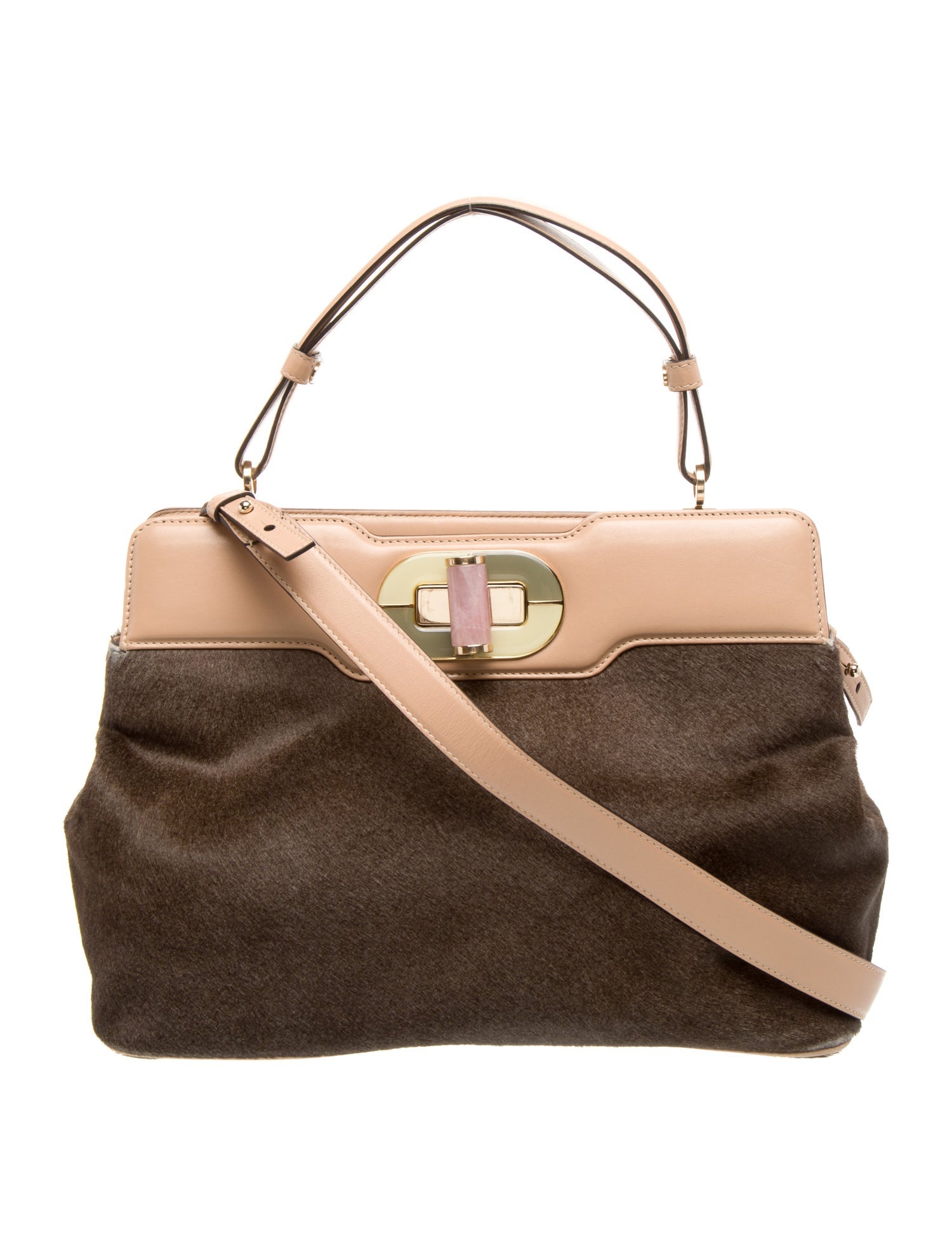 Bvlgari Ponyhair Crossbody Bag