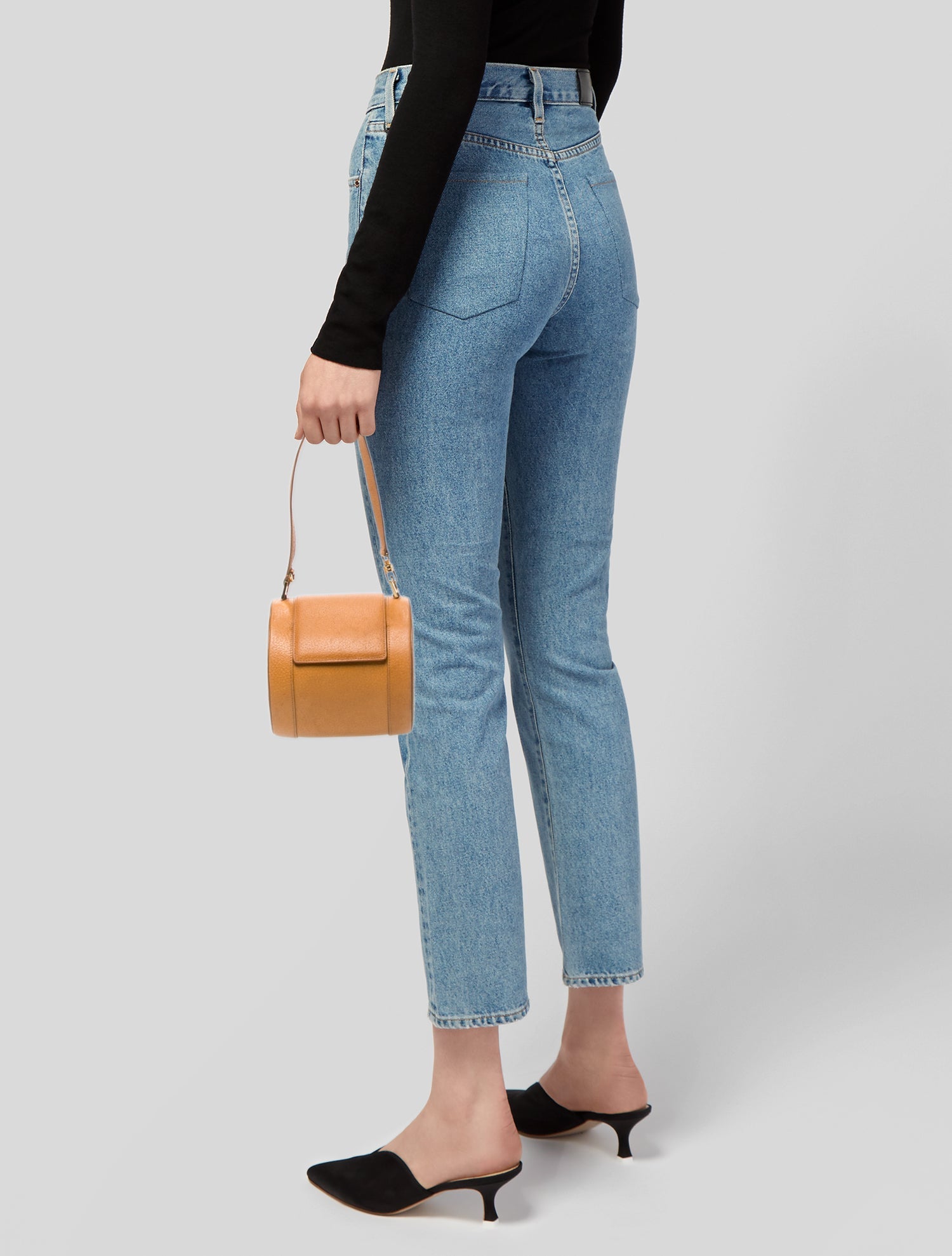 Bvlgari Leather Shoulder Bag Vintage