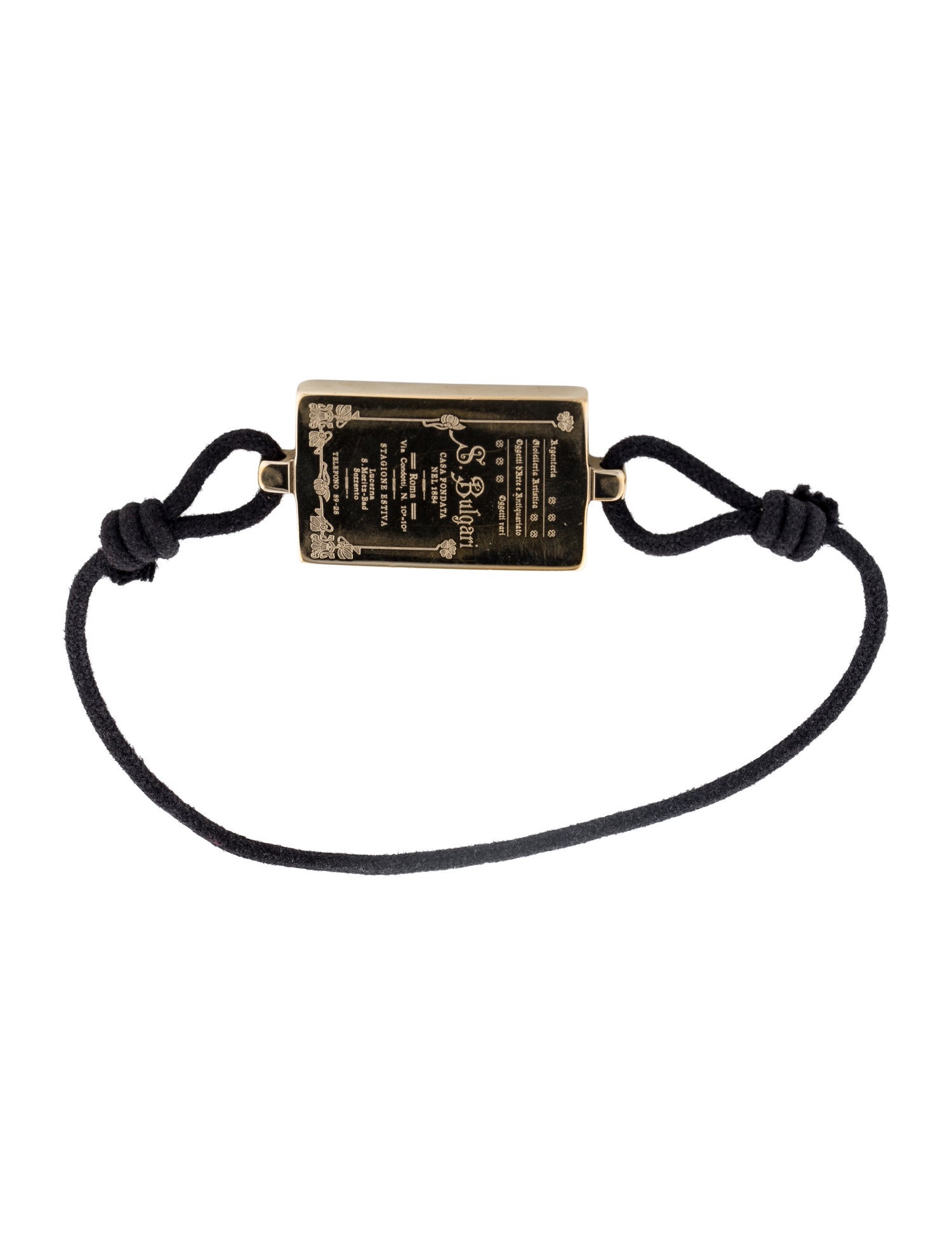 Bvlgari Fortuna Cord Bracelet