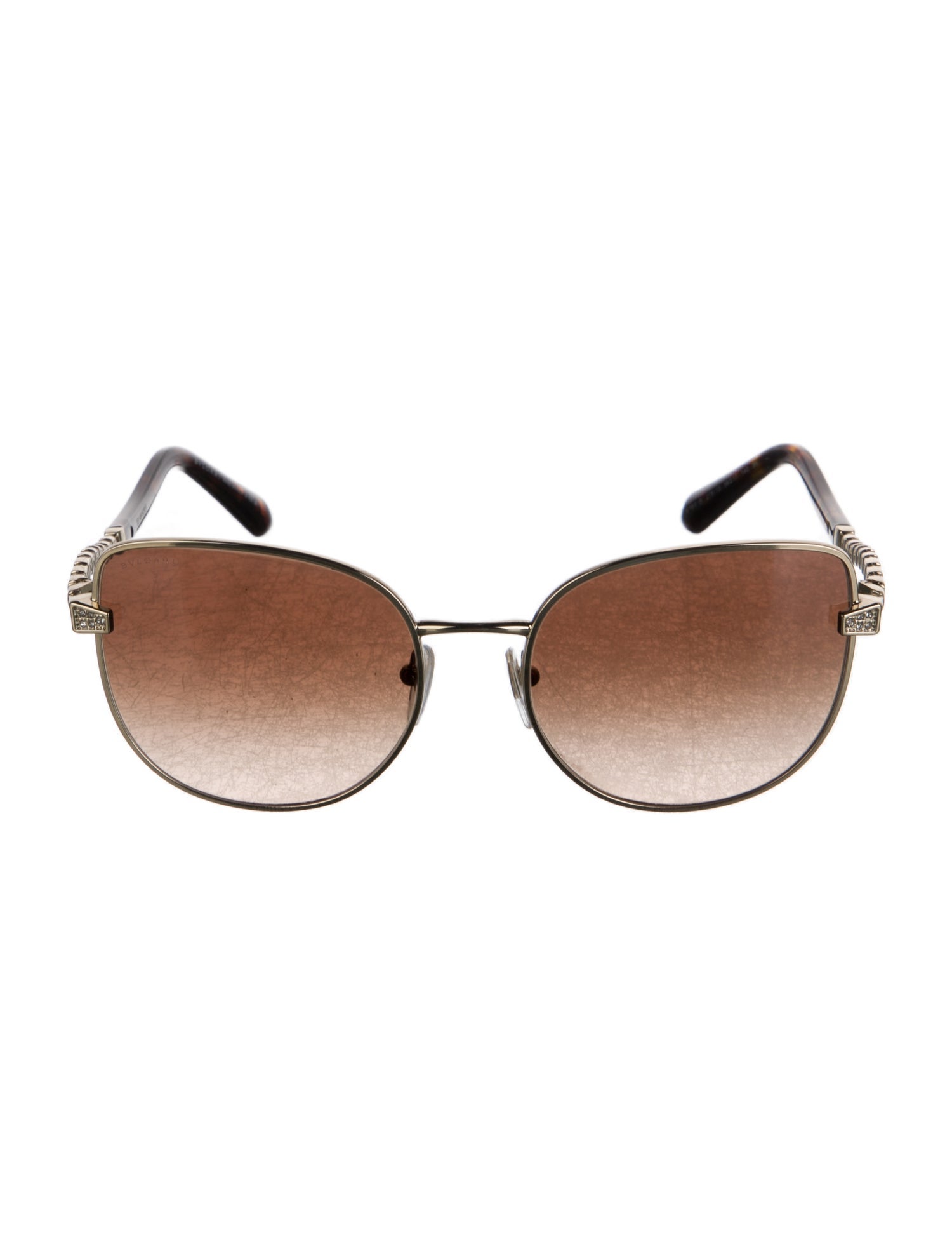 Bvlgari Aviator Gradient Sunglasses