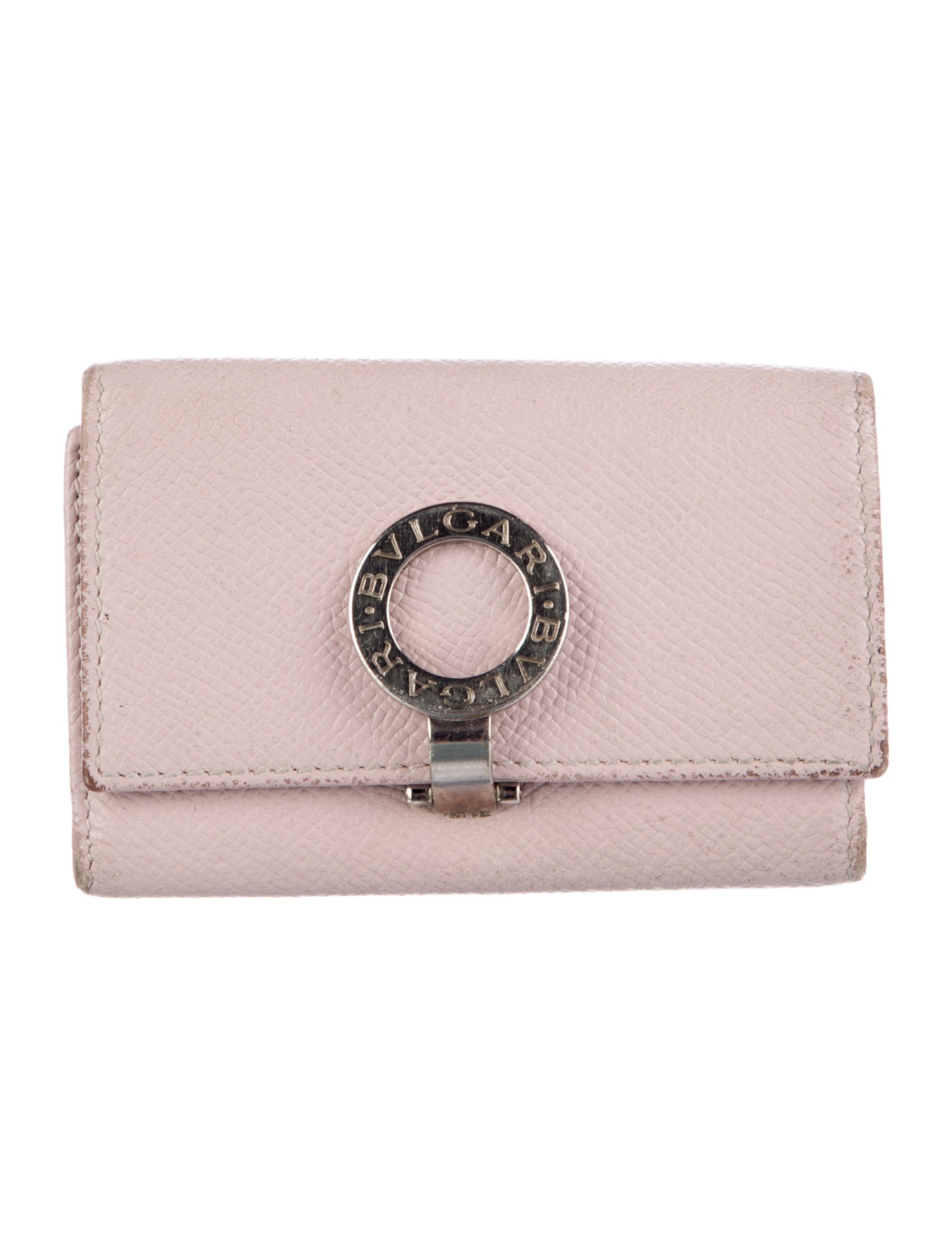 Bvlgari Saffiano Leather Compact Wallet