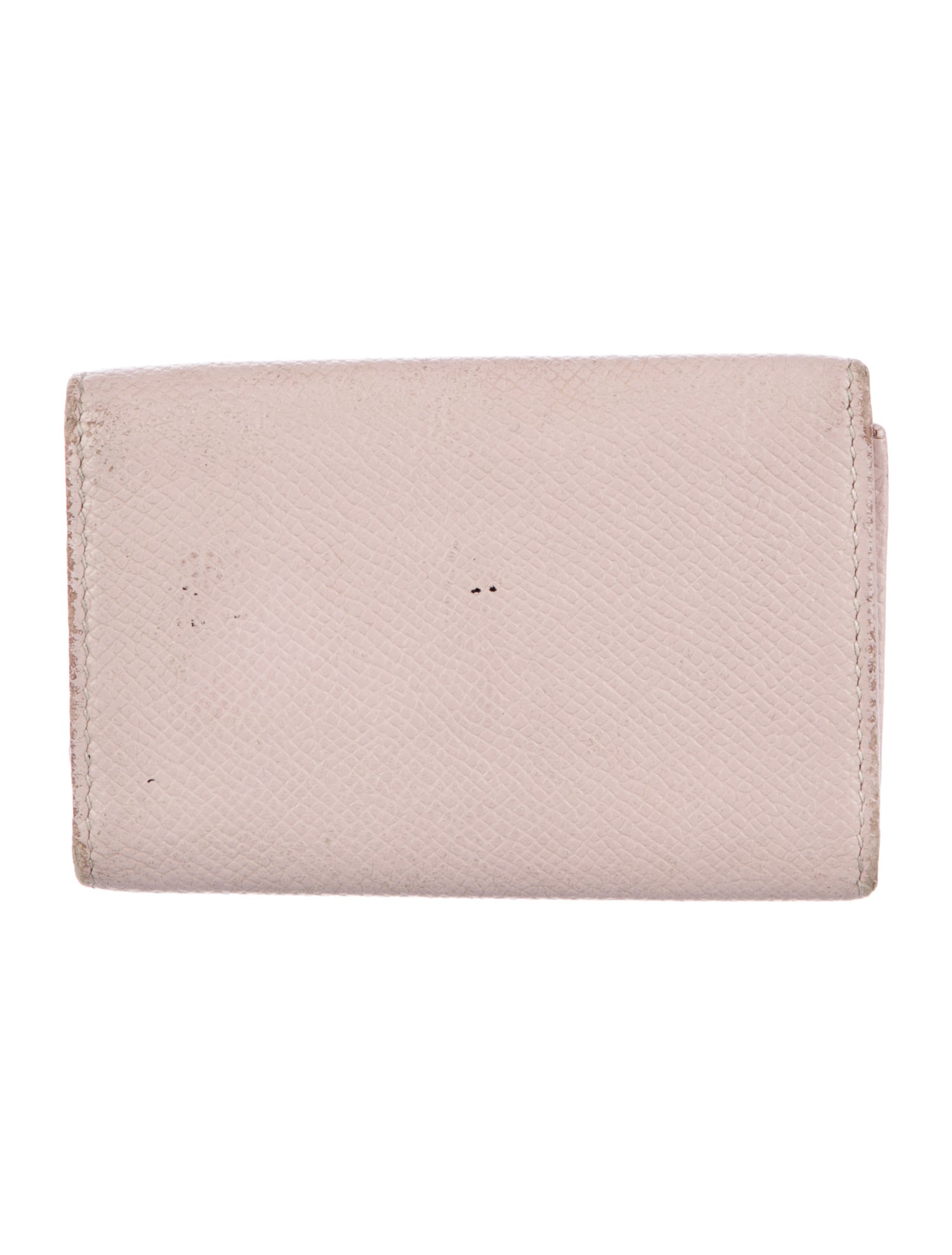 Bvlgari Saffiano Leather Compact Wallet