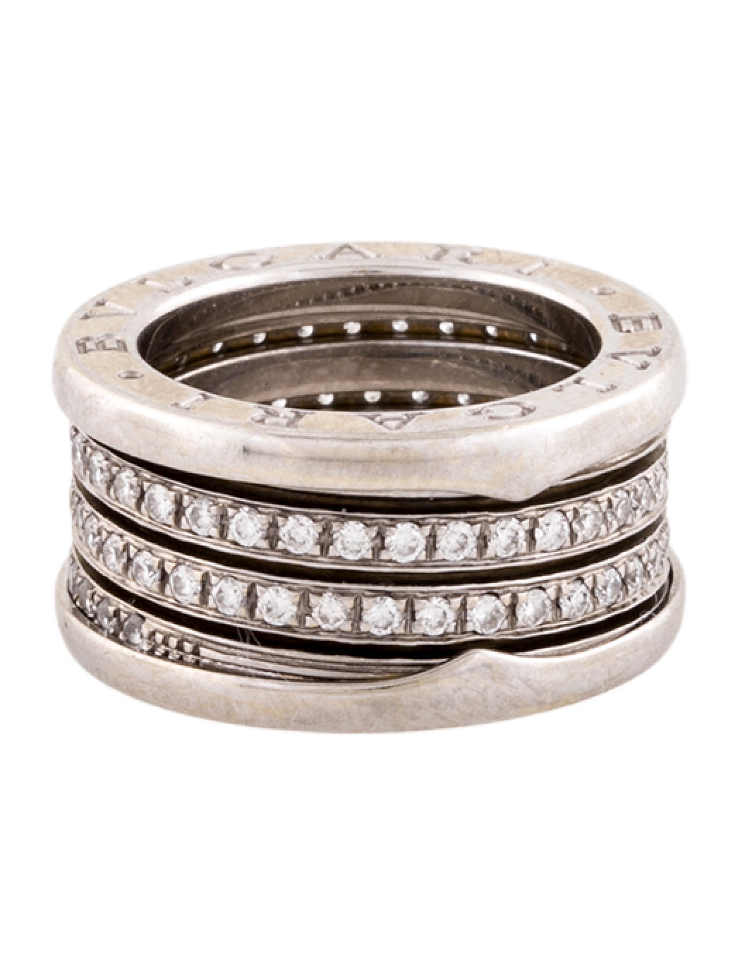 Bvlgari 18K Diamond B.zero1 Ring