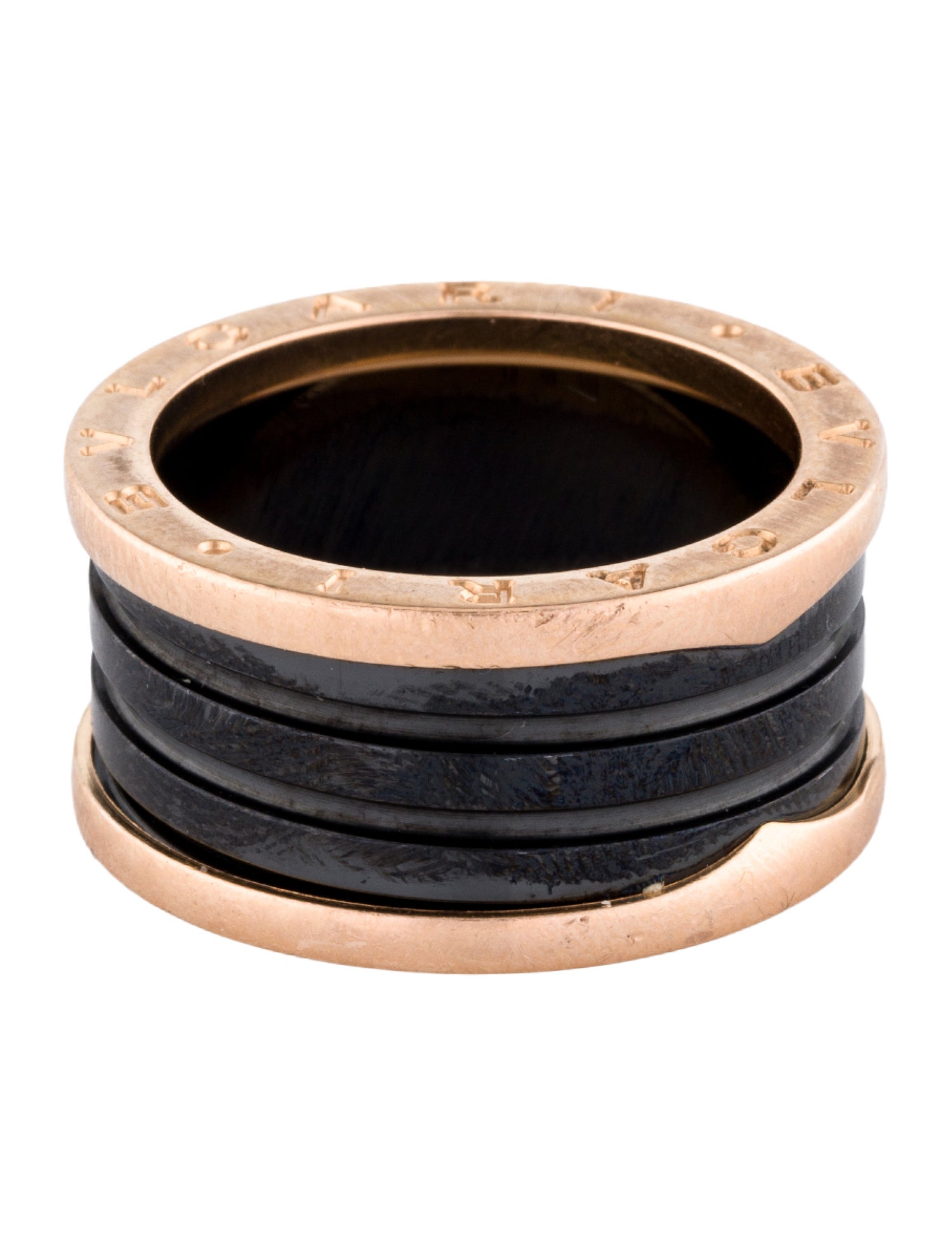 Bvlgari 18K Ceramic B.zero1 Band