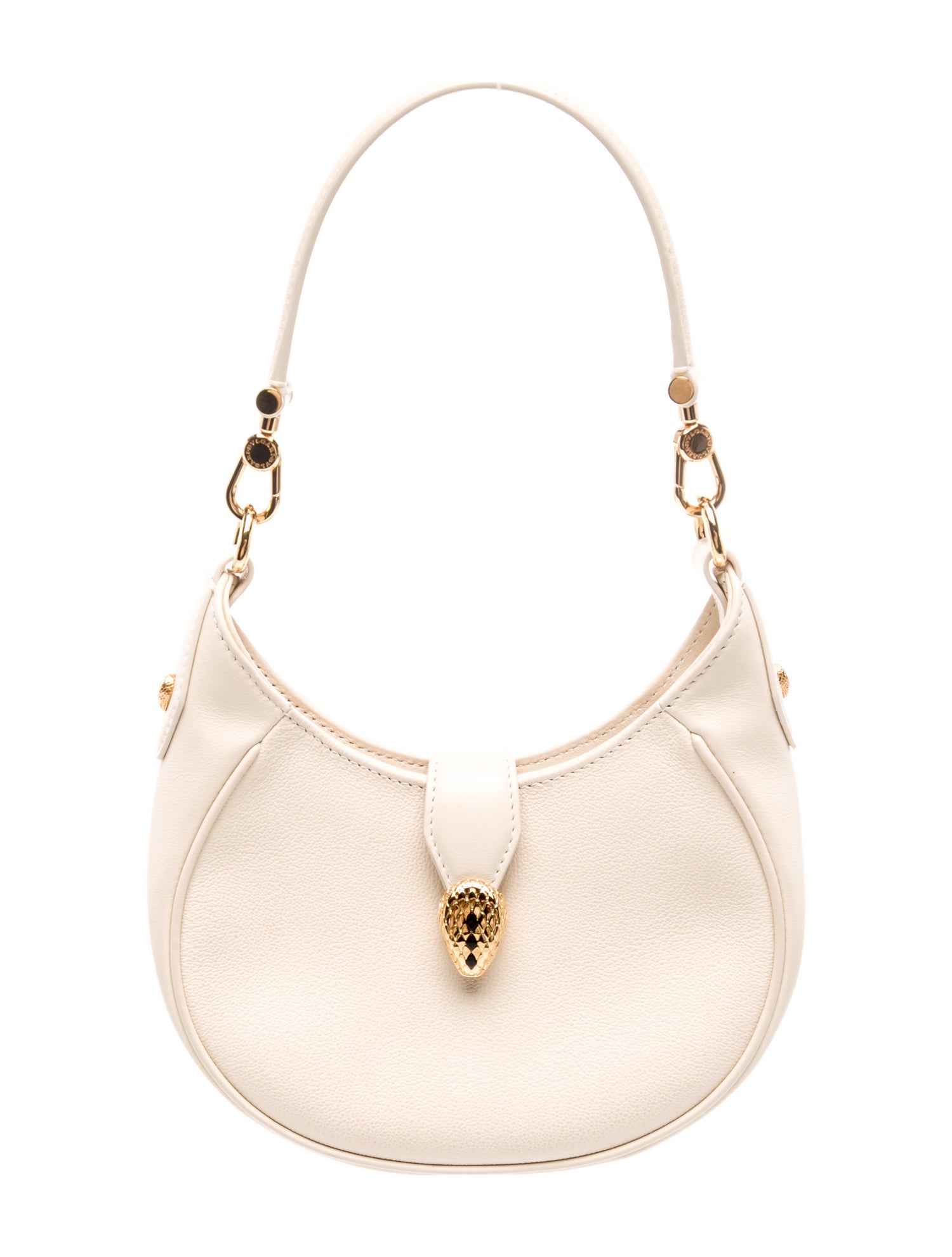 Bvlgari Leather Small Serpenti Ellipse Crossbody Bag Small