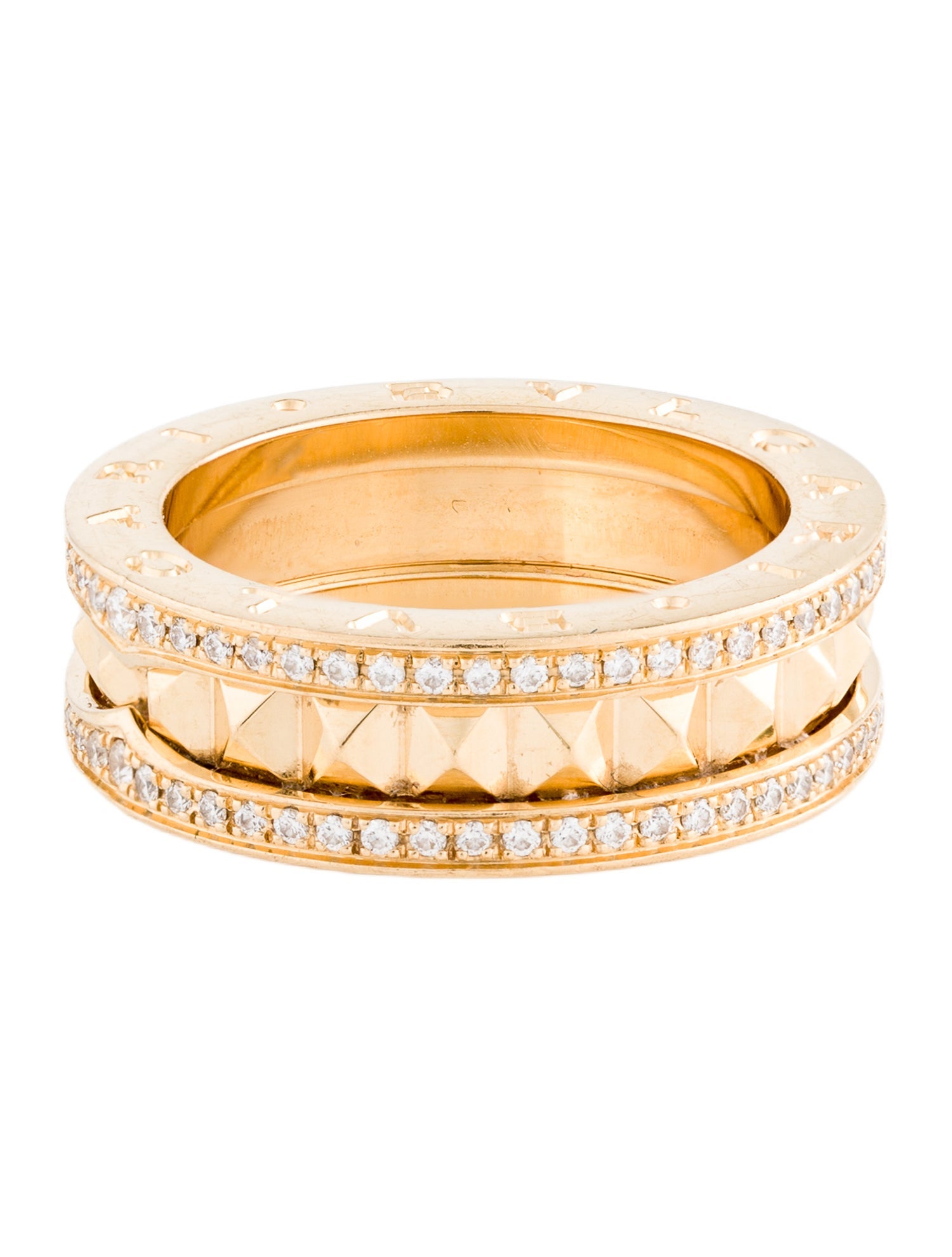 Bvlgari 18K Diamond B.zero1 Ring