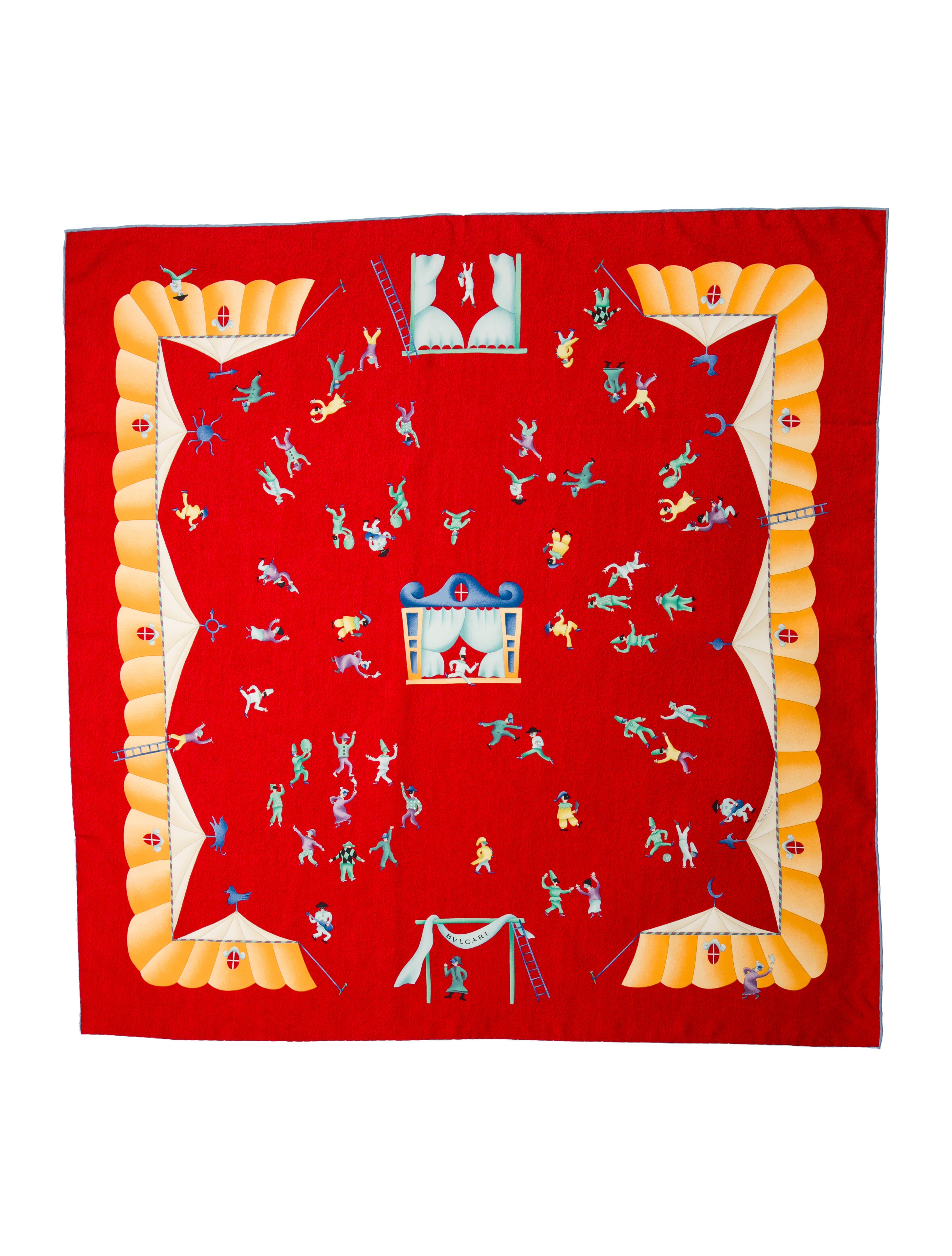 Bvlgari Silk Printed Scarf