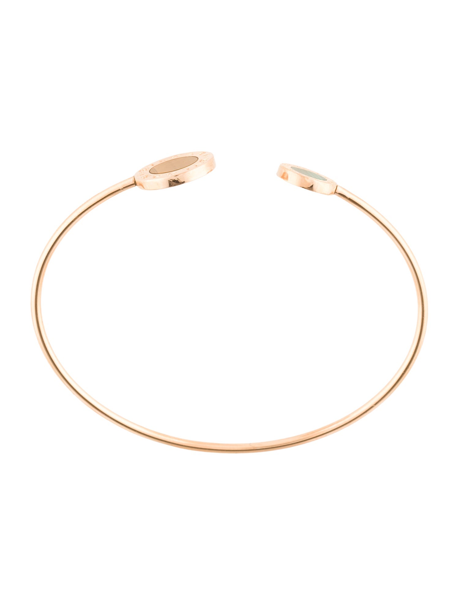 Bvlgari 18K Malachite & Tigers Eye Cuff