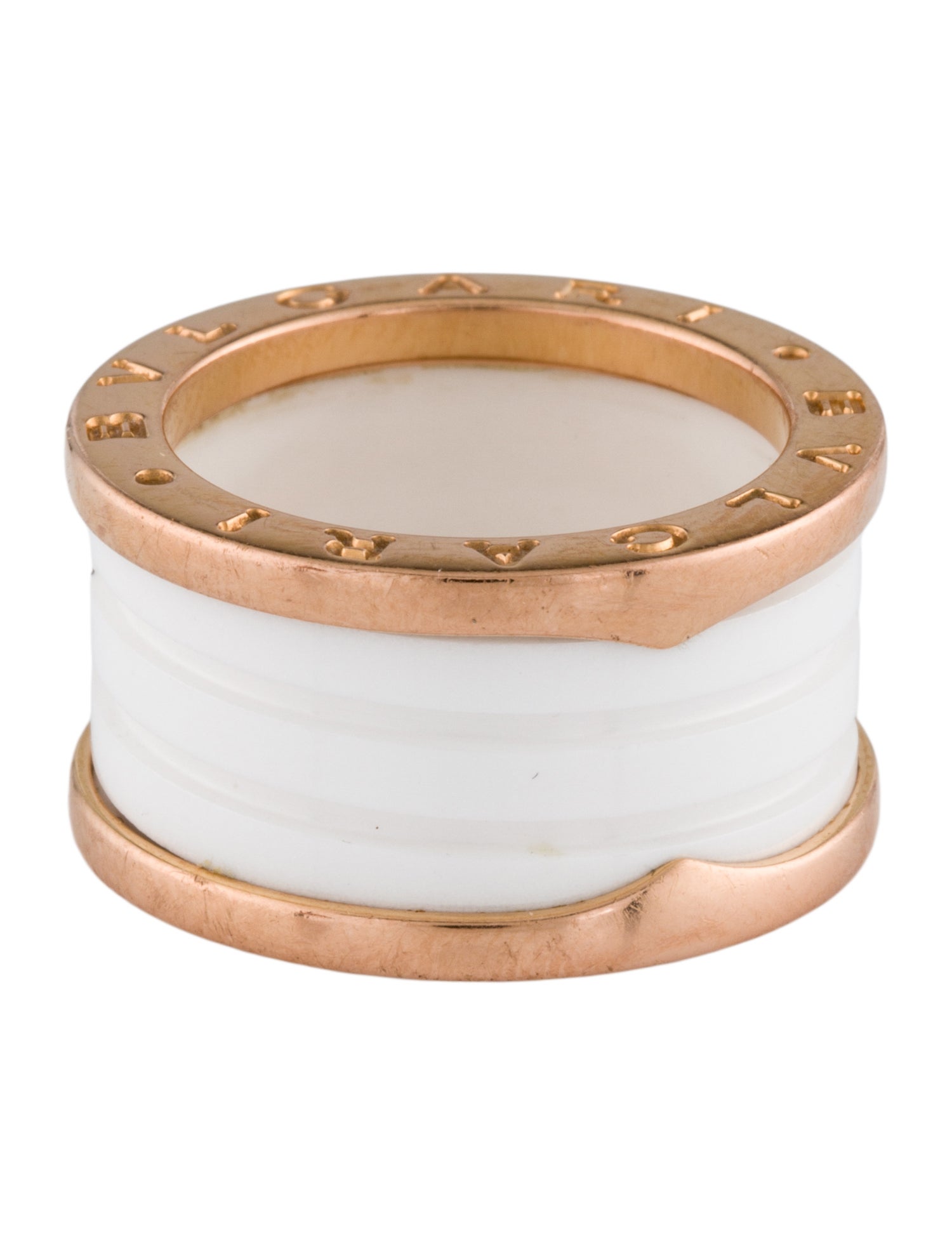 Bvlgari 18K Ceramic B.zero1 Band