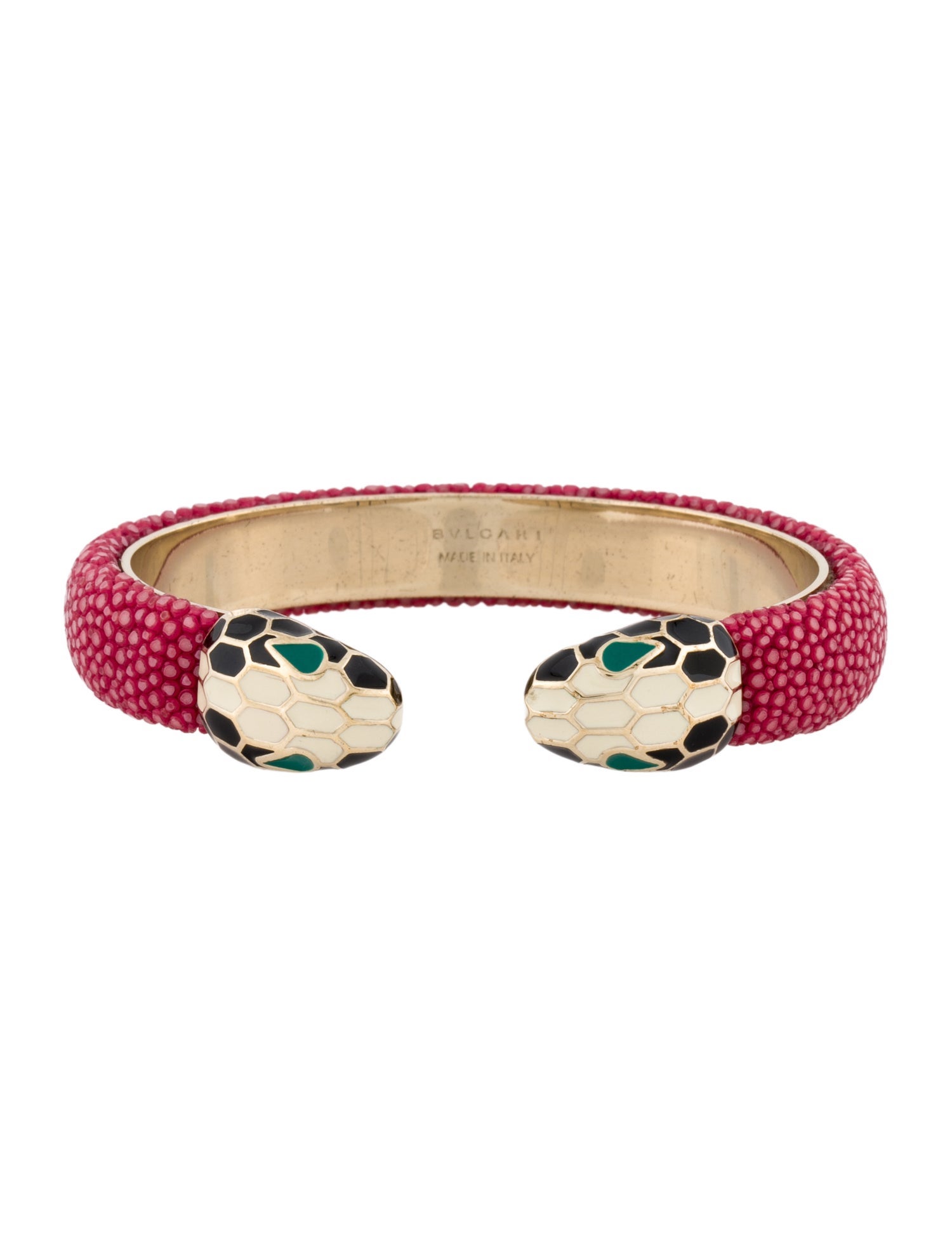 Bvlgari Serpenti Forever Leather Bracelet