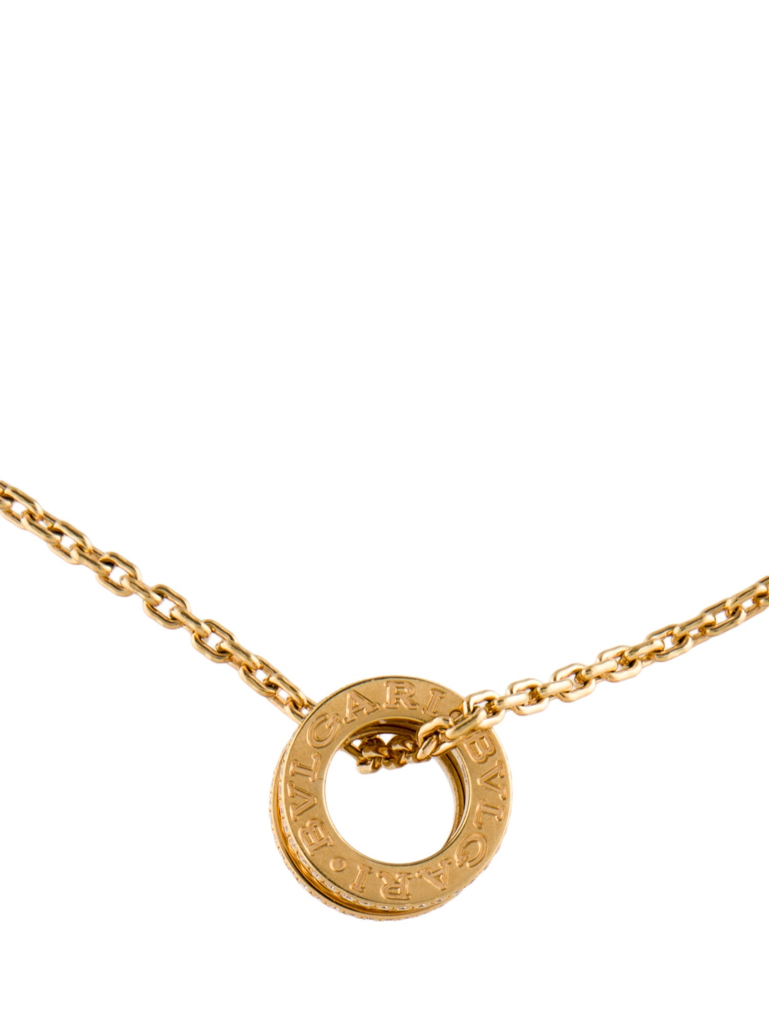 Bvlgari 18K Diamond B.zero1 Rock Pendant Necklace