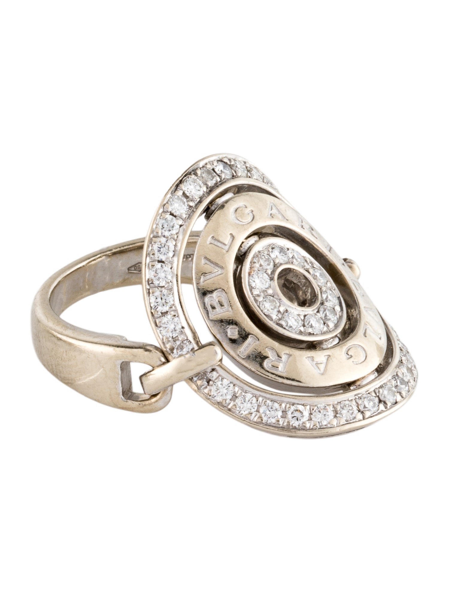 Bvlgari 18K Diamond Astrale Cocktail Ring