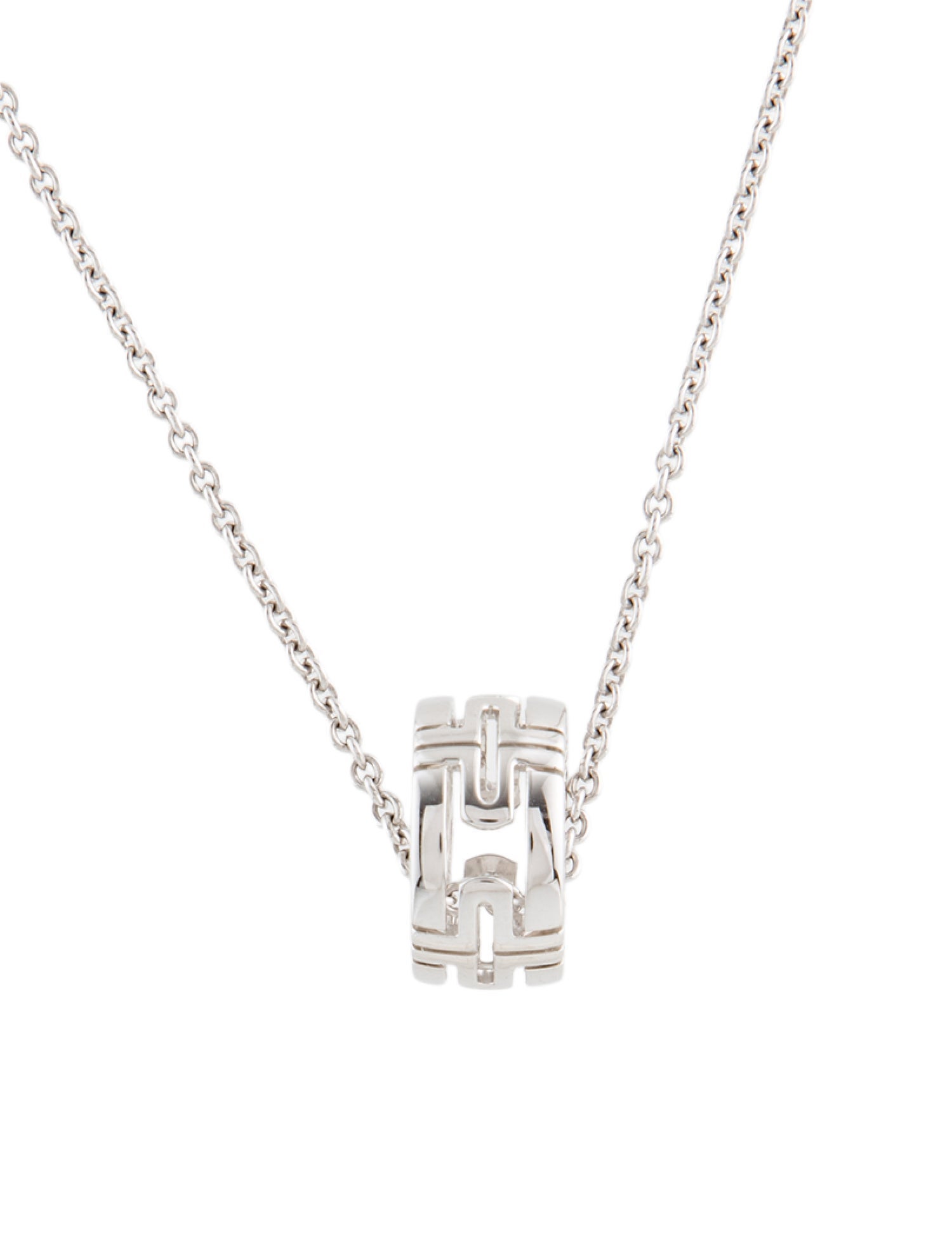 Bvlgari 18K Parentesi Pendant Necklace