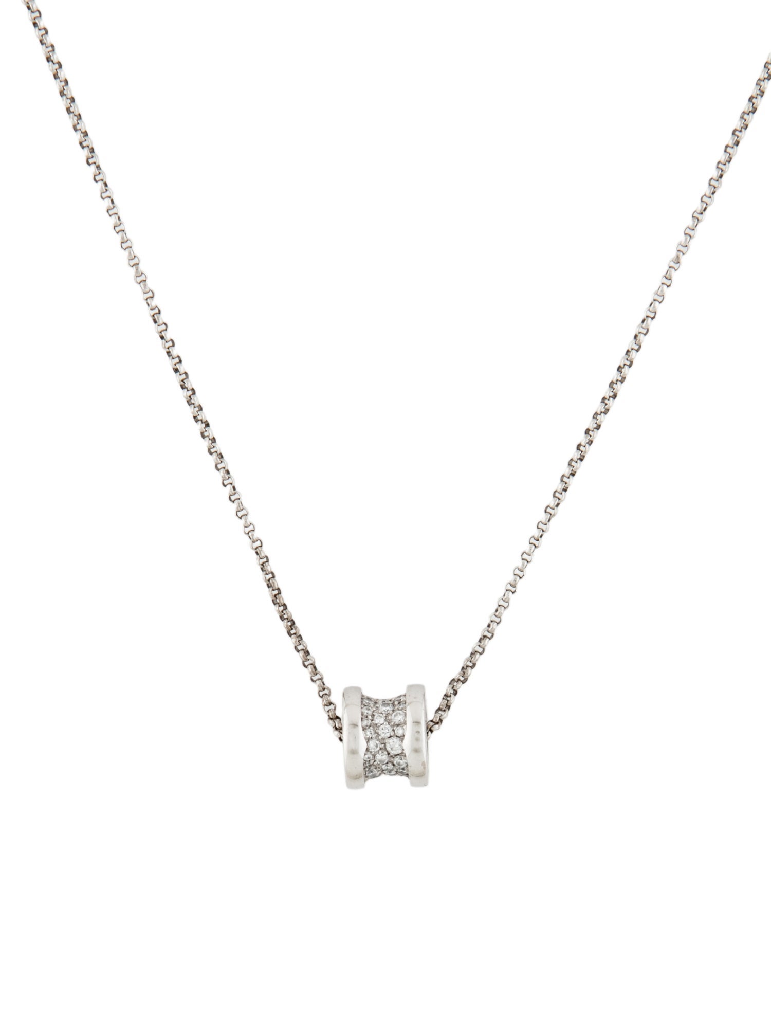 Bvlgari 18K Diamond B.zero1 Necklace