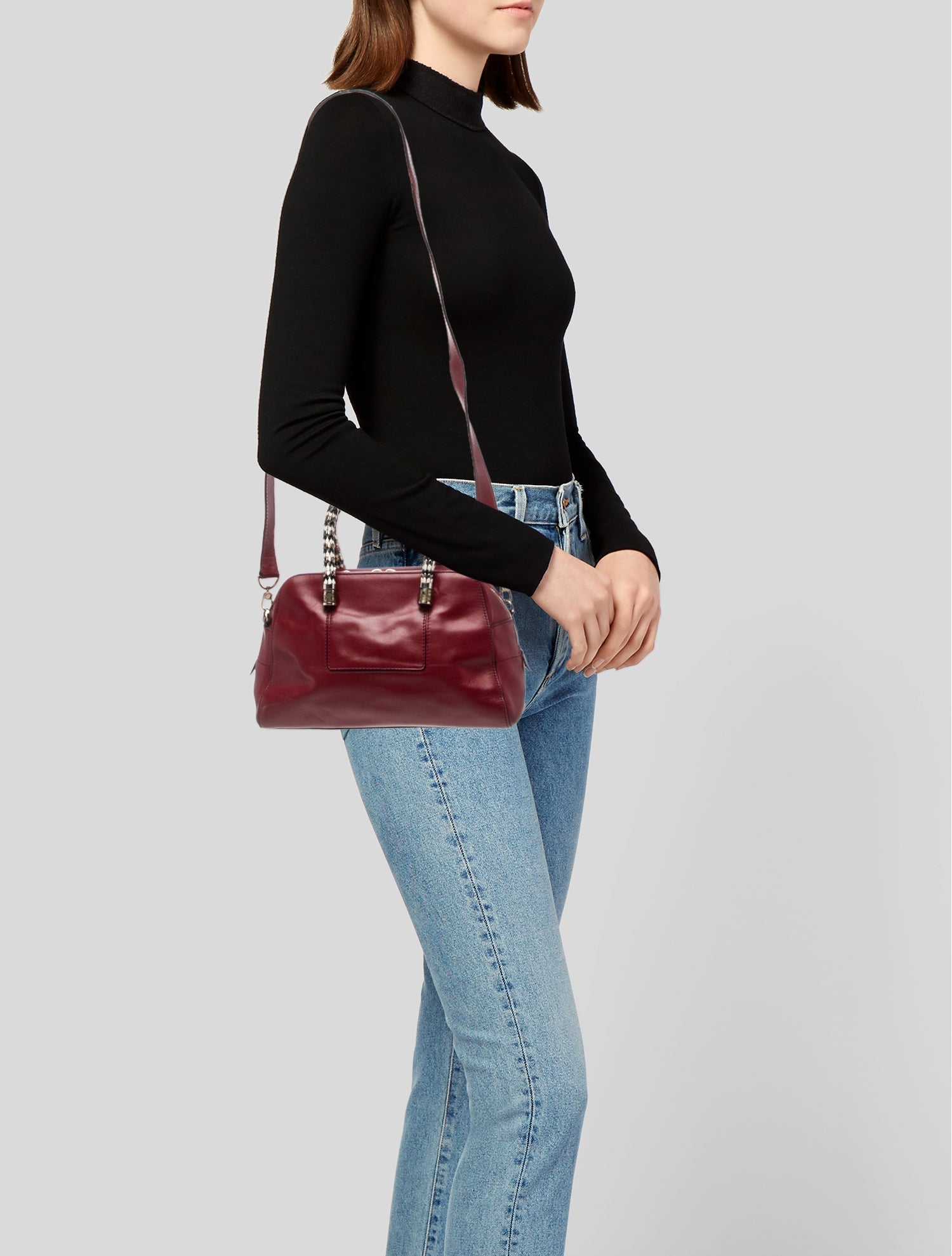 Bvlgari Leather Serpenti Scaglie