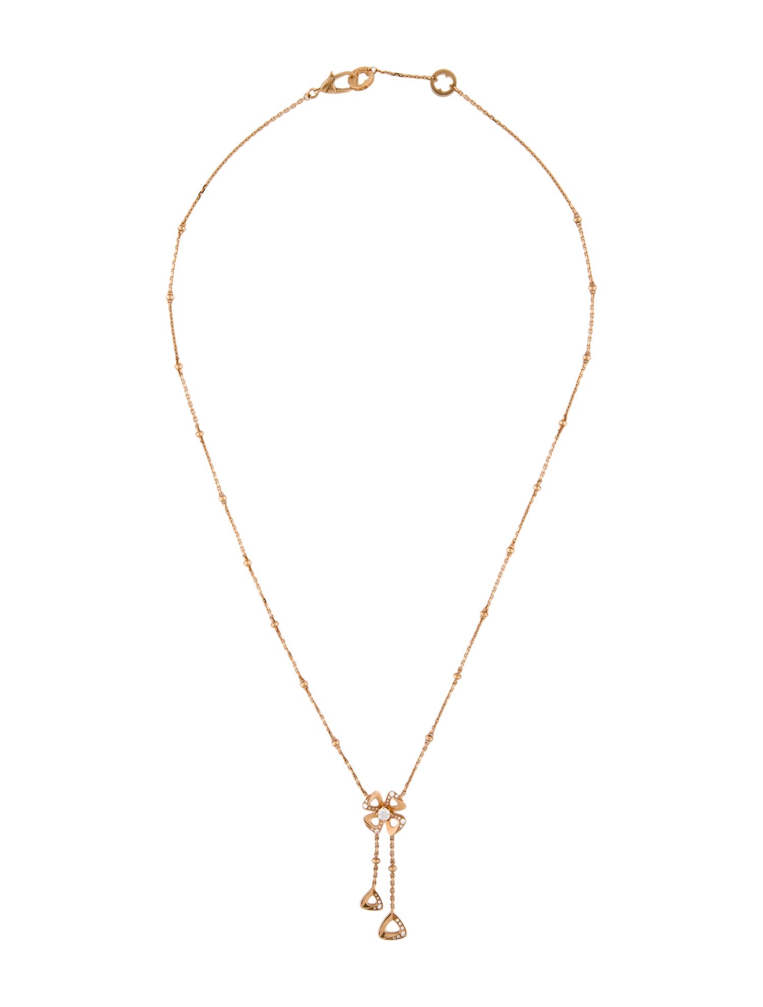 Bvlgari Diamond Fiorever Pendant Necklace