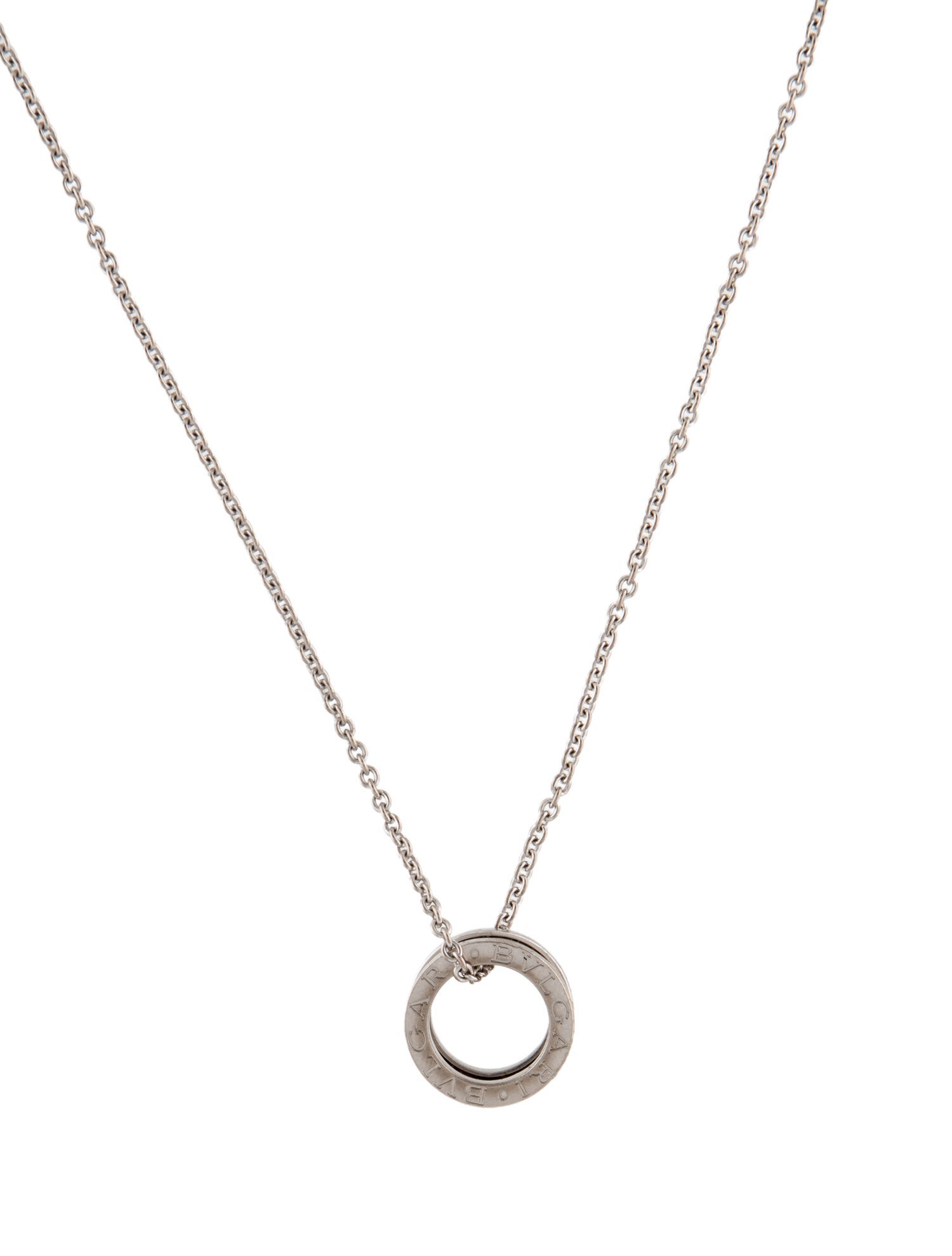Bvlgari 18K B.zero1 Legend Pendant Necklace