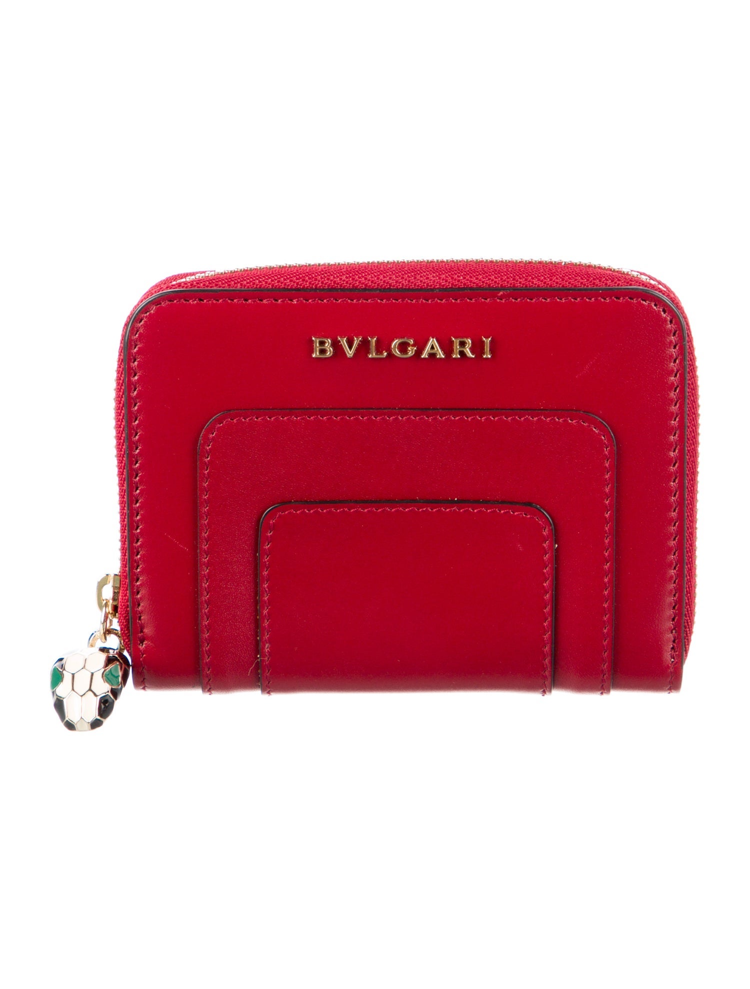 Bvlgari Leather Compact Wallet