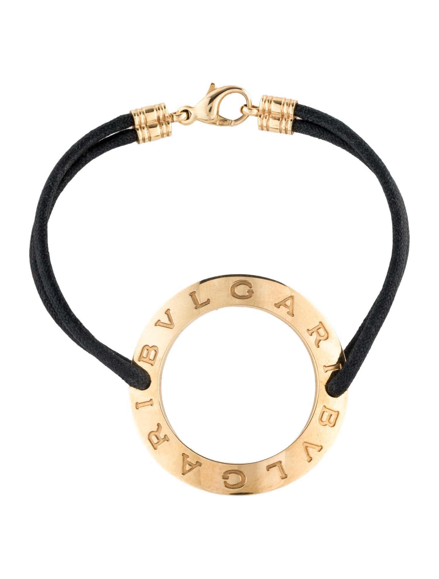 Bvlgari 18K Cord Circle Station Bracelet