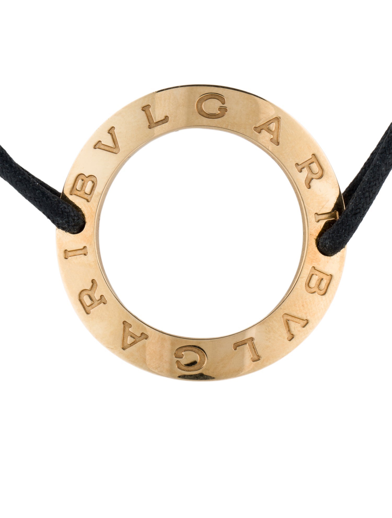 Bvlgari 18K Cord Circle Station Bracelet