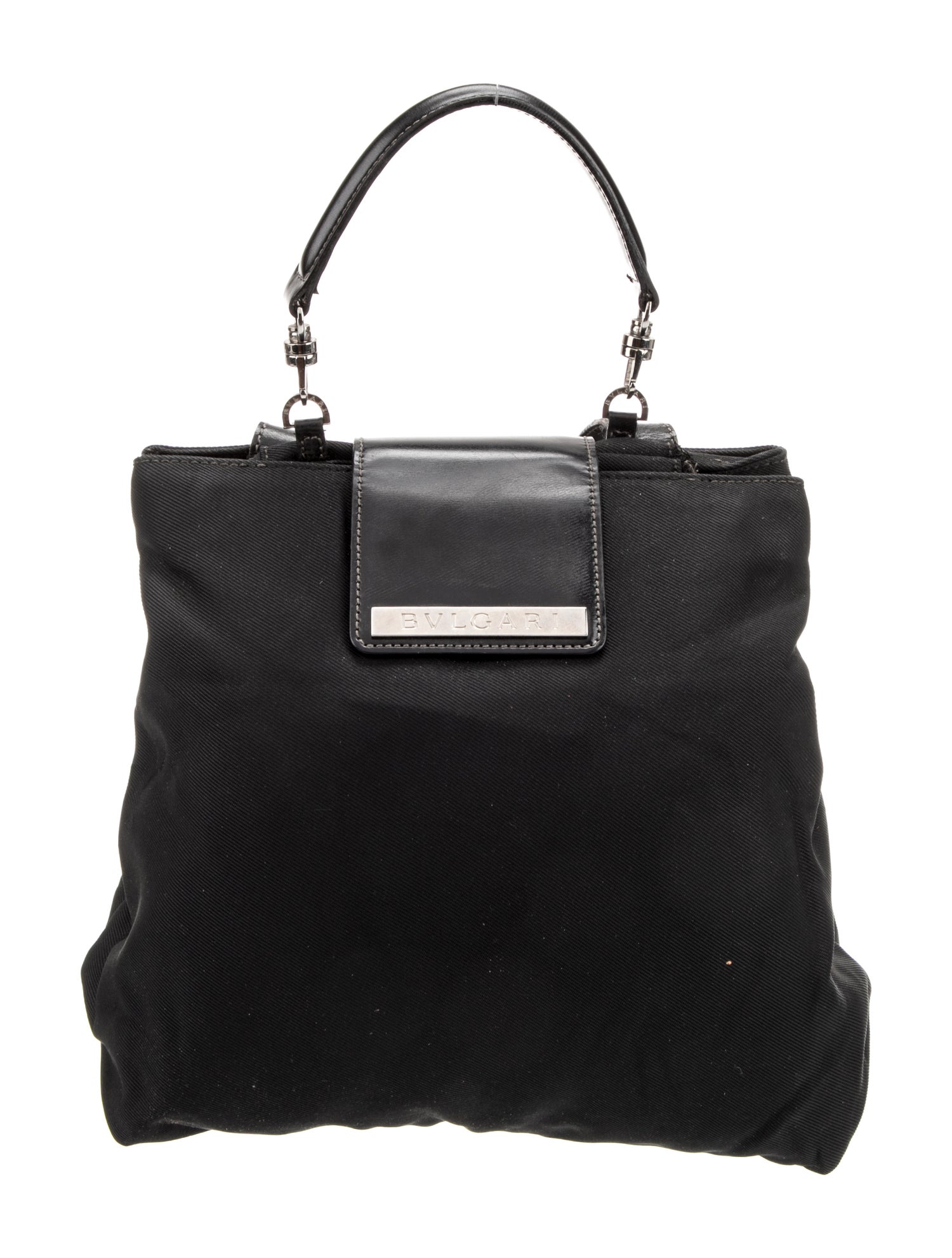 Bvlgari Canvas Top Handle Bag Vintage