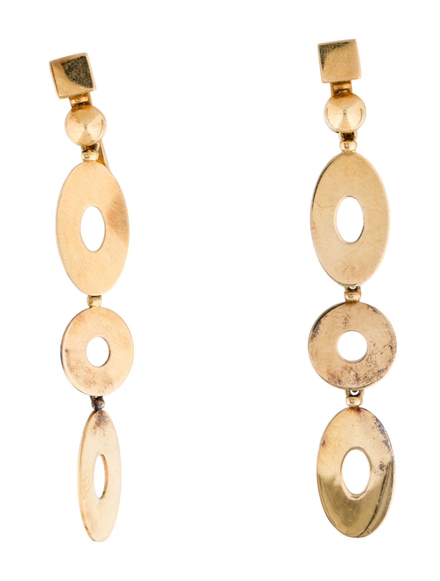 Bvlgari 18K Lucea Drop Clip-On Earrings