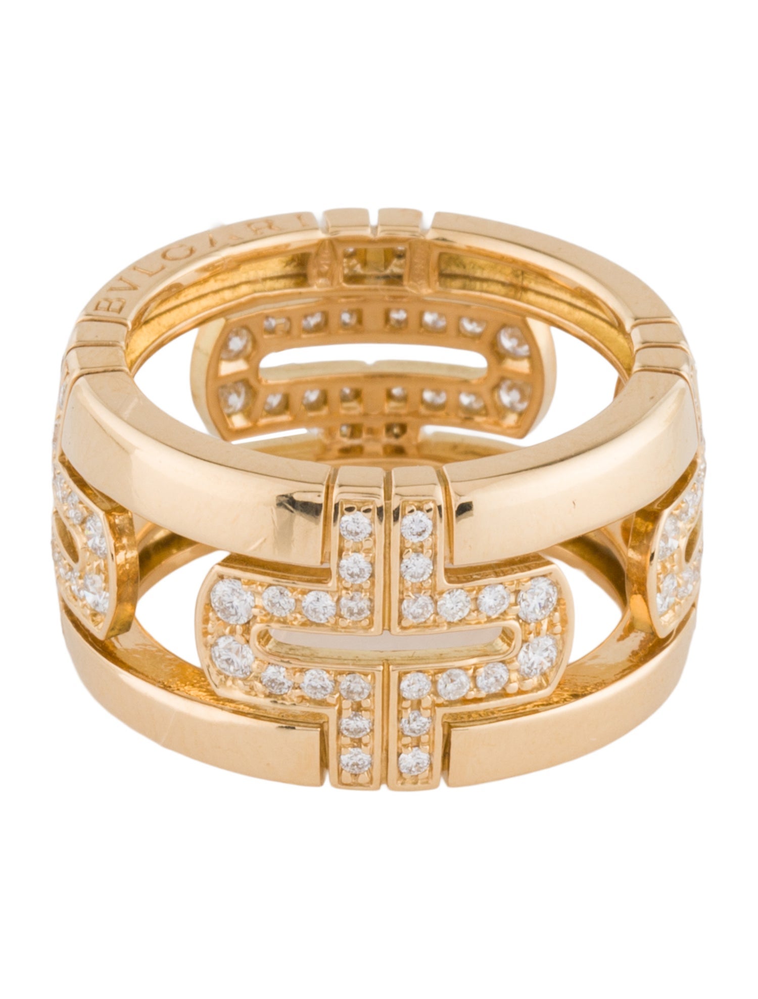 Bvlgari 18K Diamond Parentesi Band