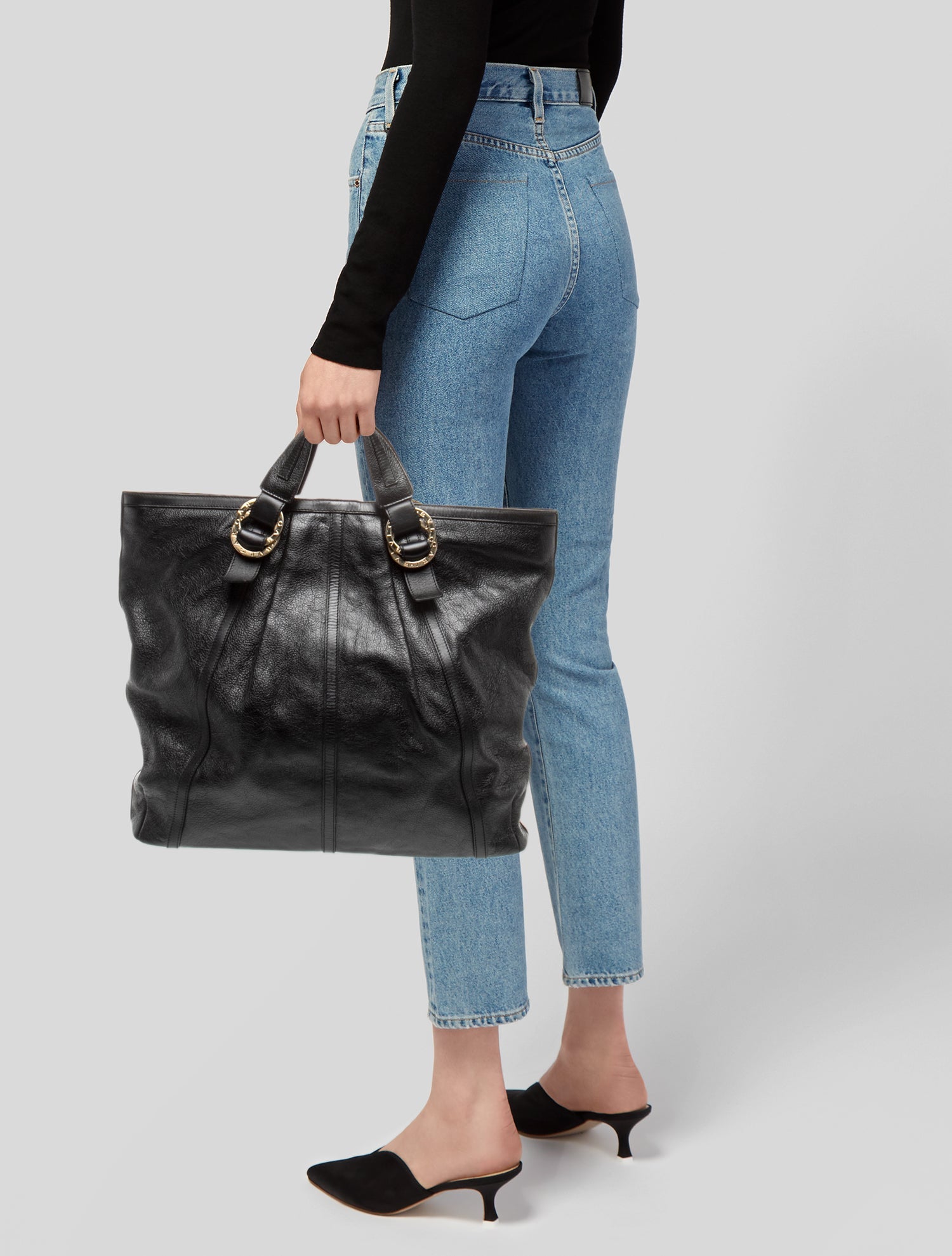 Bvlgari Leather Tote
