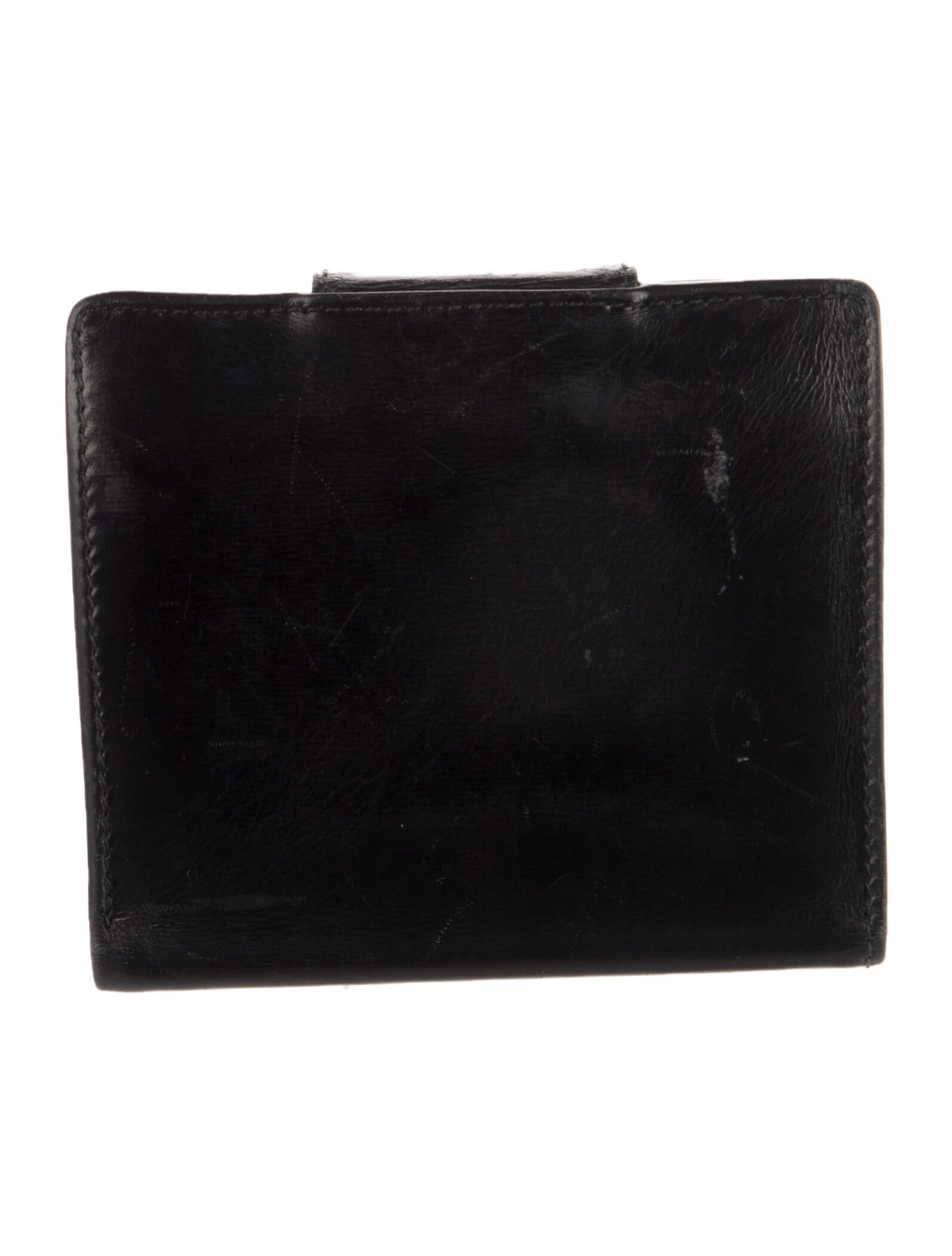 Bvlgari Leather Compact Wallet