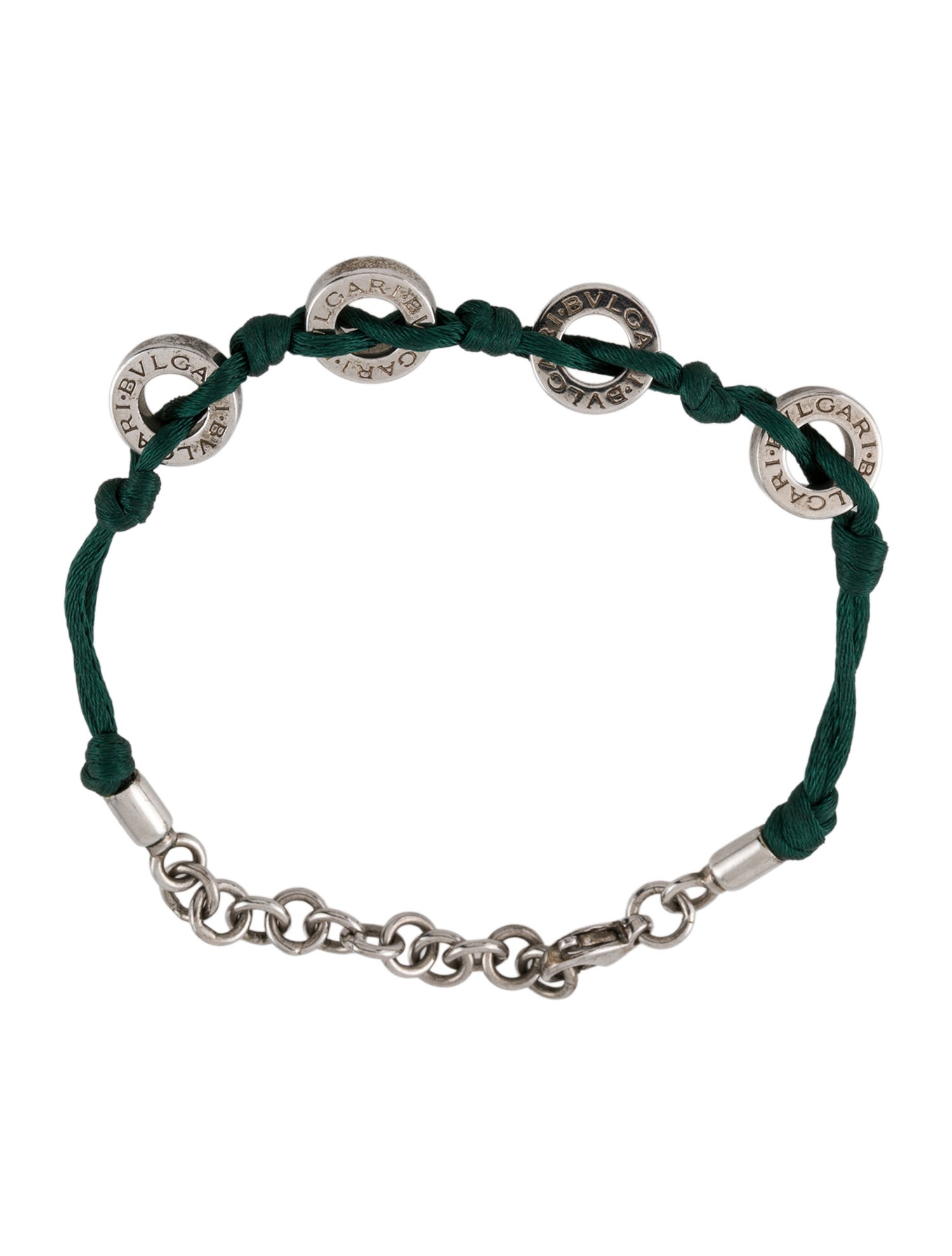 Bvlgari Logo Disc Bracelet
