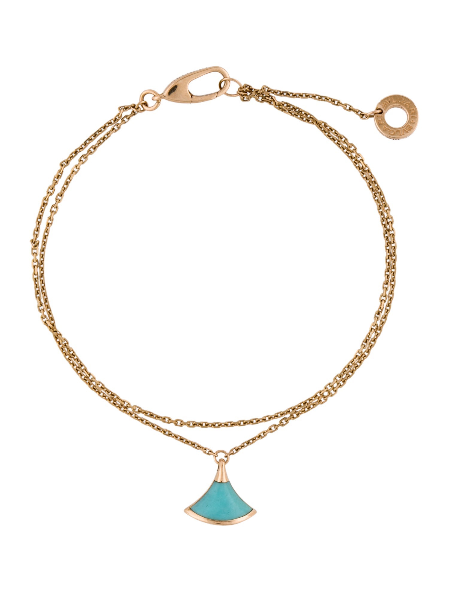 Bvlgari 18K Turquoise Diva's Dream Bracelet
