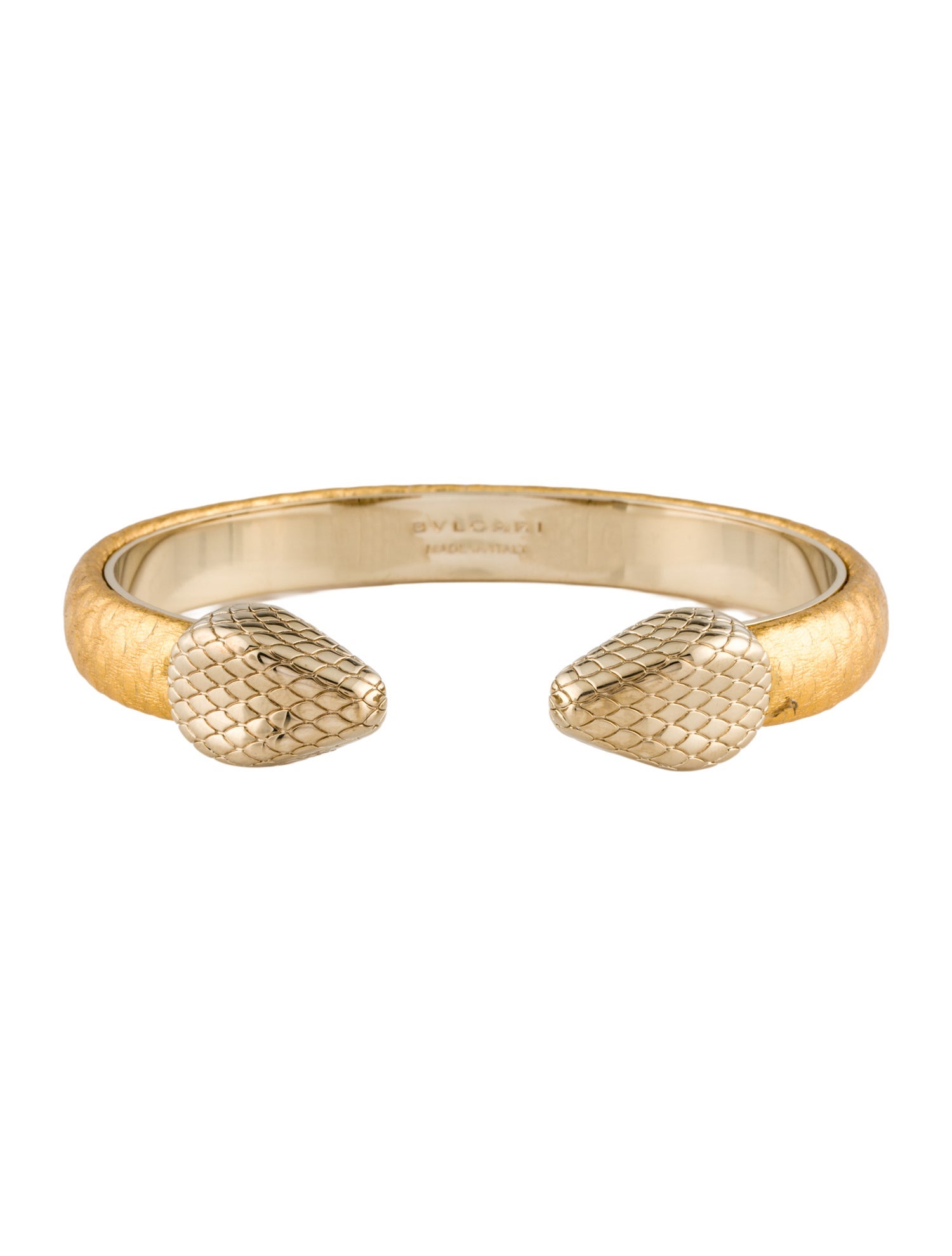 Bvlgari Leather Serpenti Forever Bracelet