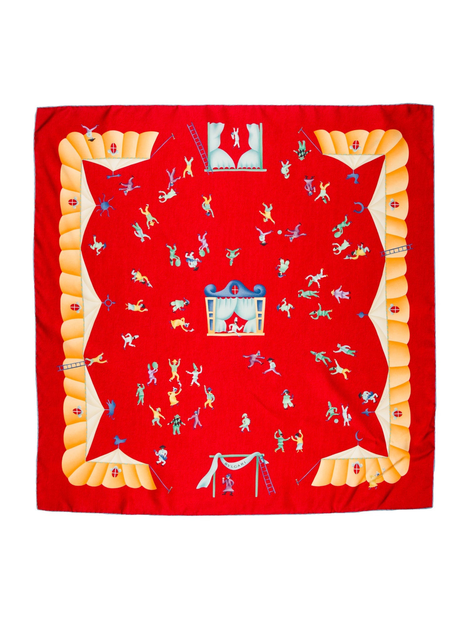 Bvlgari Silk Printed Scarf