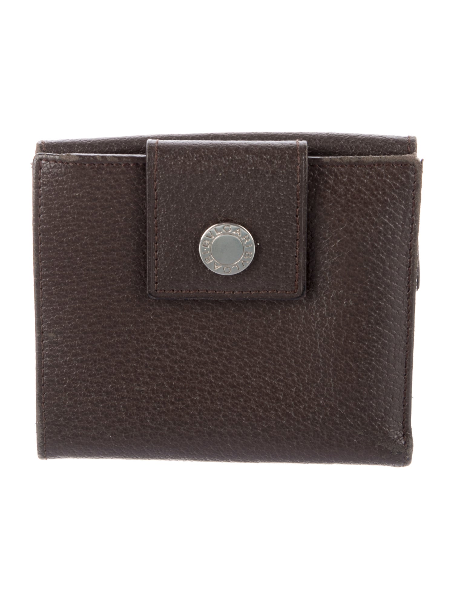 Bvlgari Leather Compact Wallet