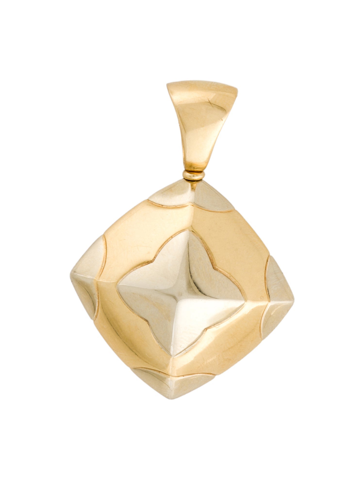 Bvlgari 18K Pyramide Pendant