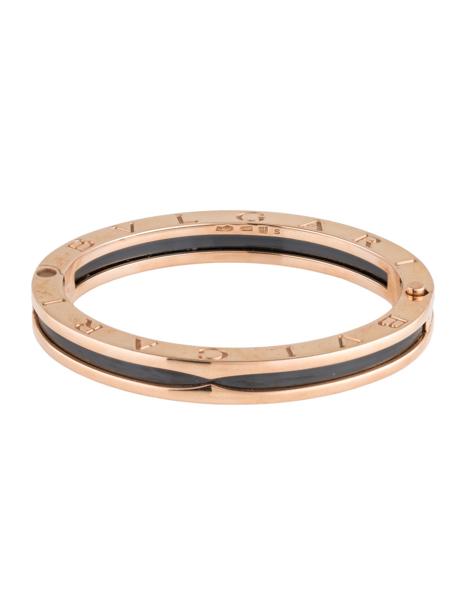 Bvlgari 18K Ceramic B.zero1 Bracelet