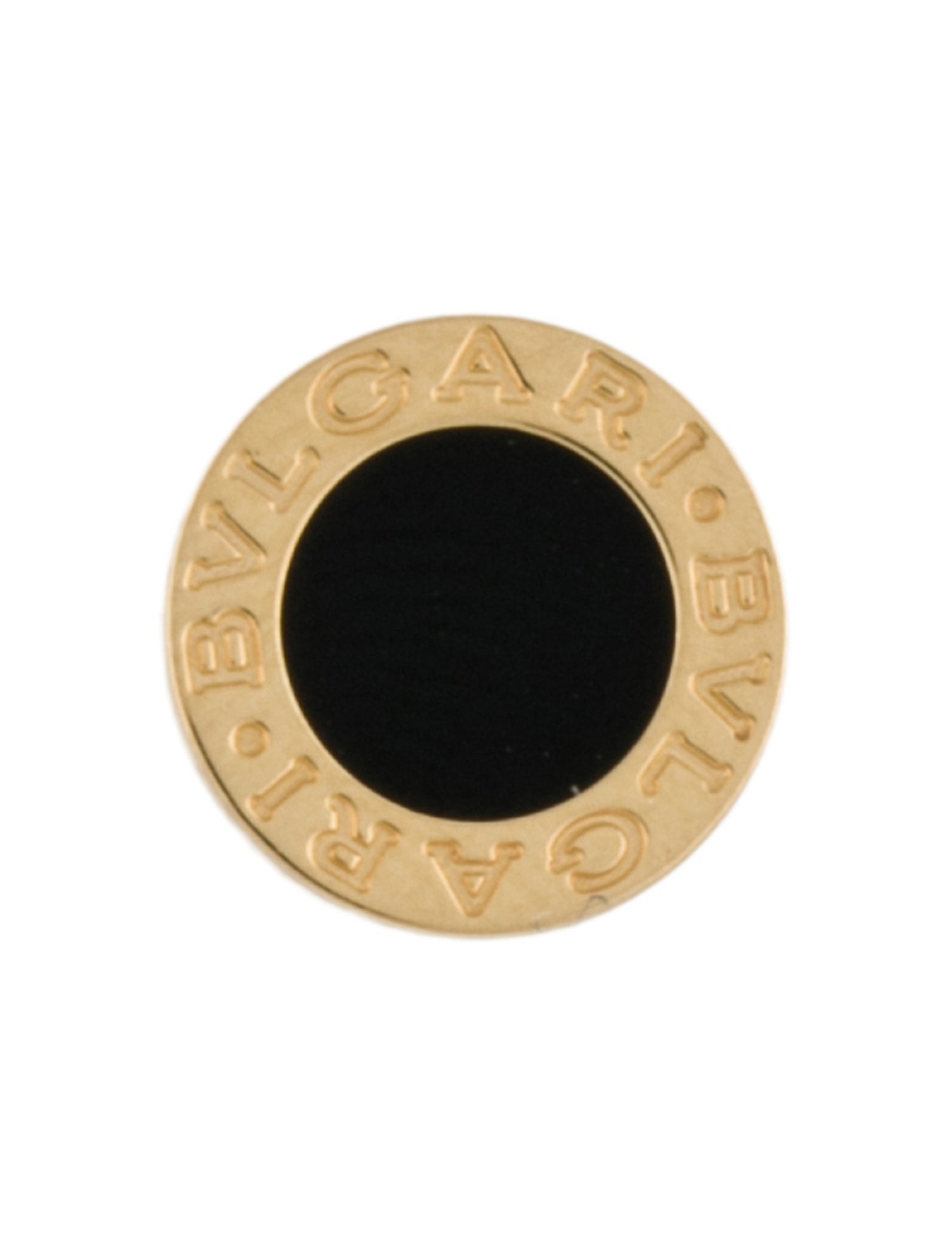 Bvlgari 18K Onyx Single Stud Earring