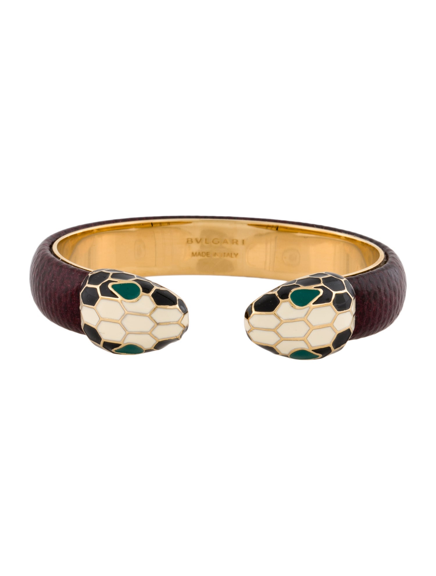 Bvlgari Serpenti Forever Leather Bracelet