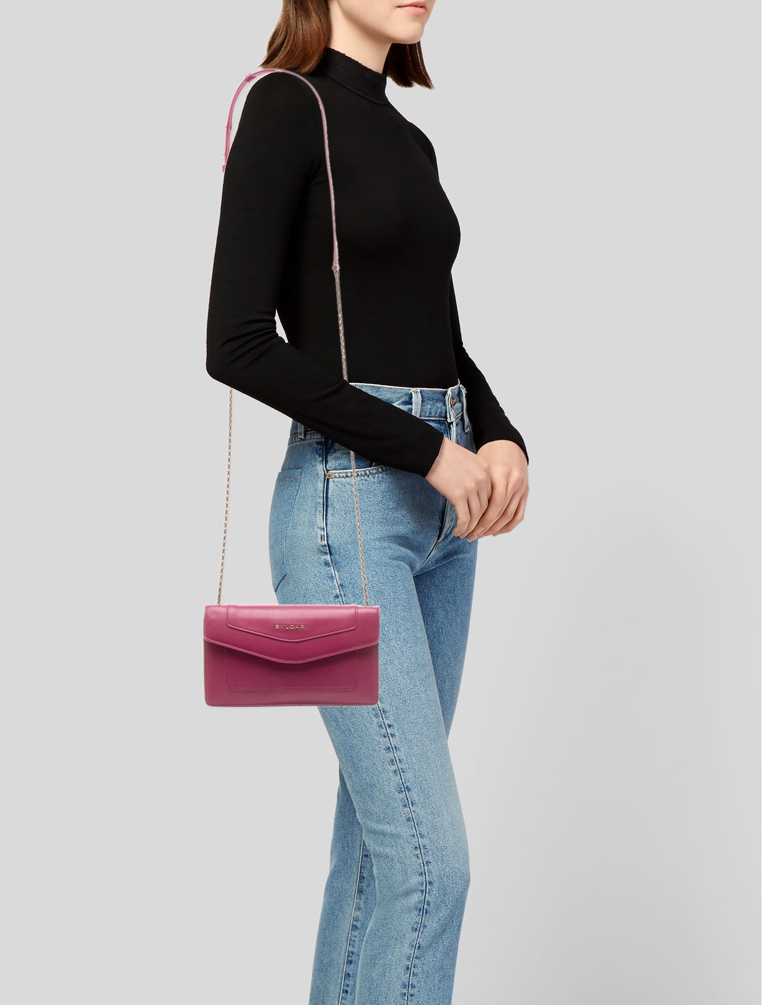 Bvlgari Leather Crossbody Bag