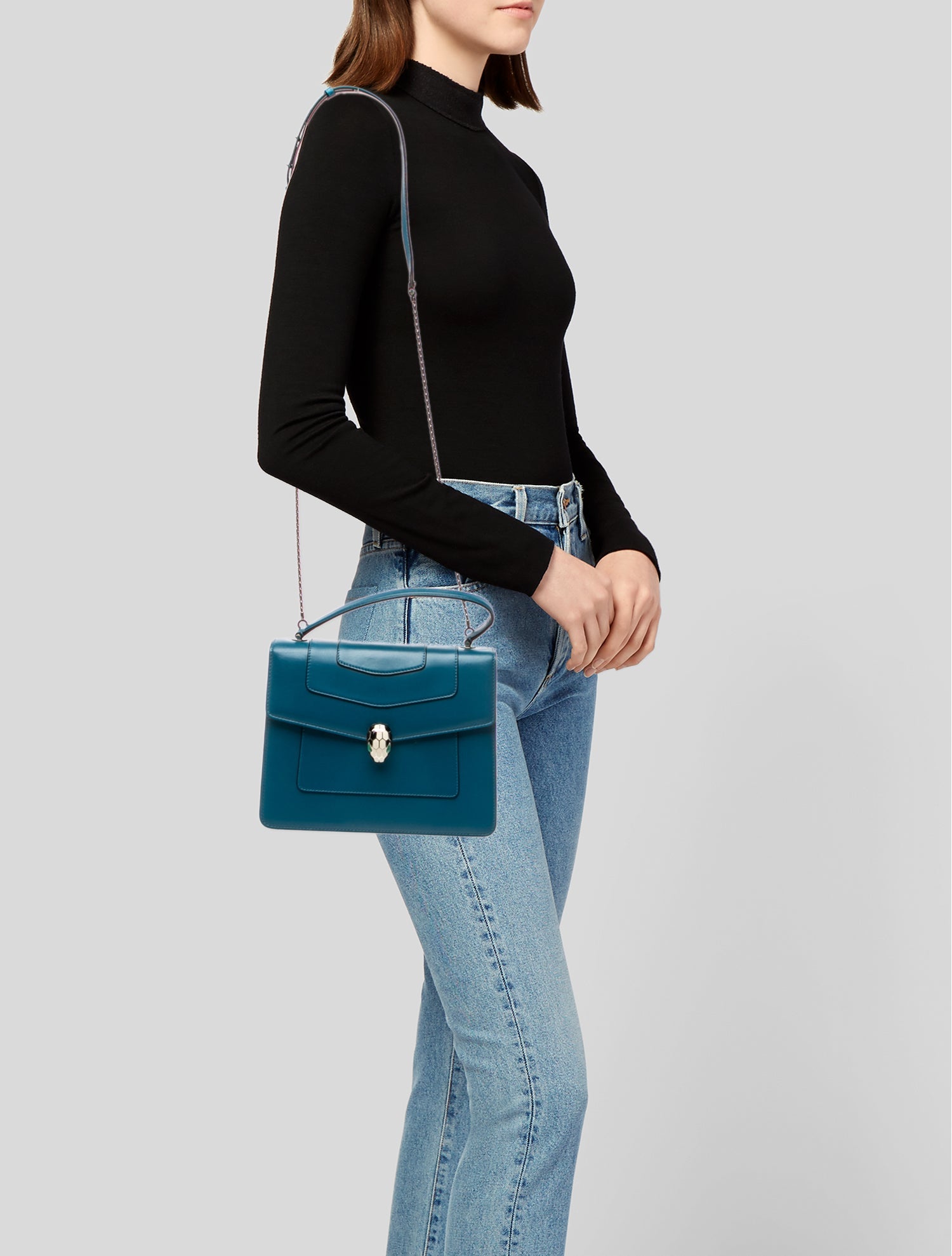 Bvlgari Signature Leather Serpenti Forever