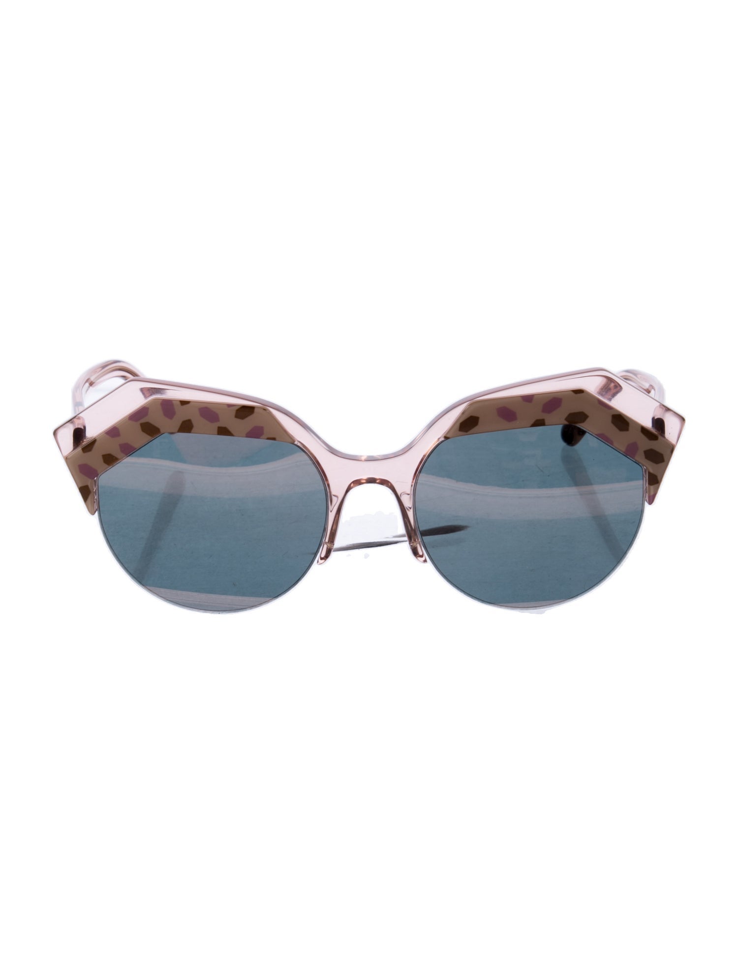 Bvlgari Oversize Mirrored Sunglasses