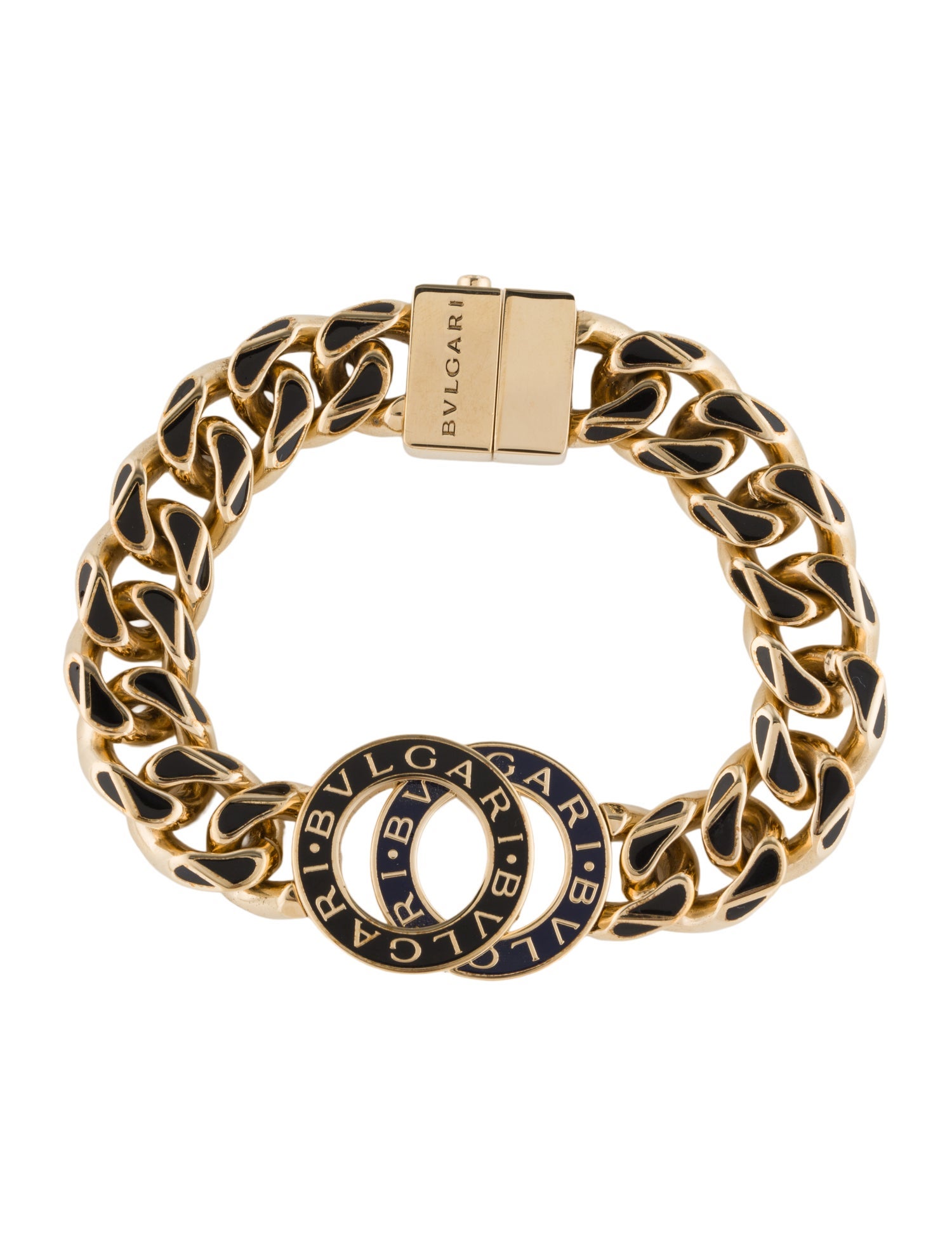 Bvlgari Enamel Bvlgari Bvlgari Maxi Chain Bracelet