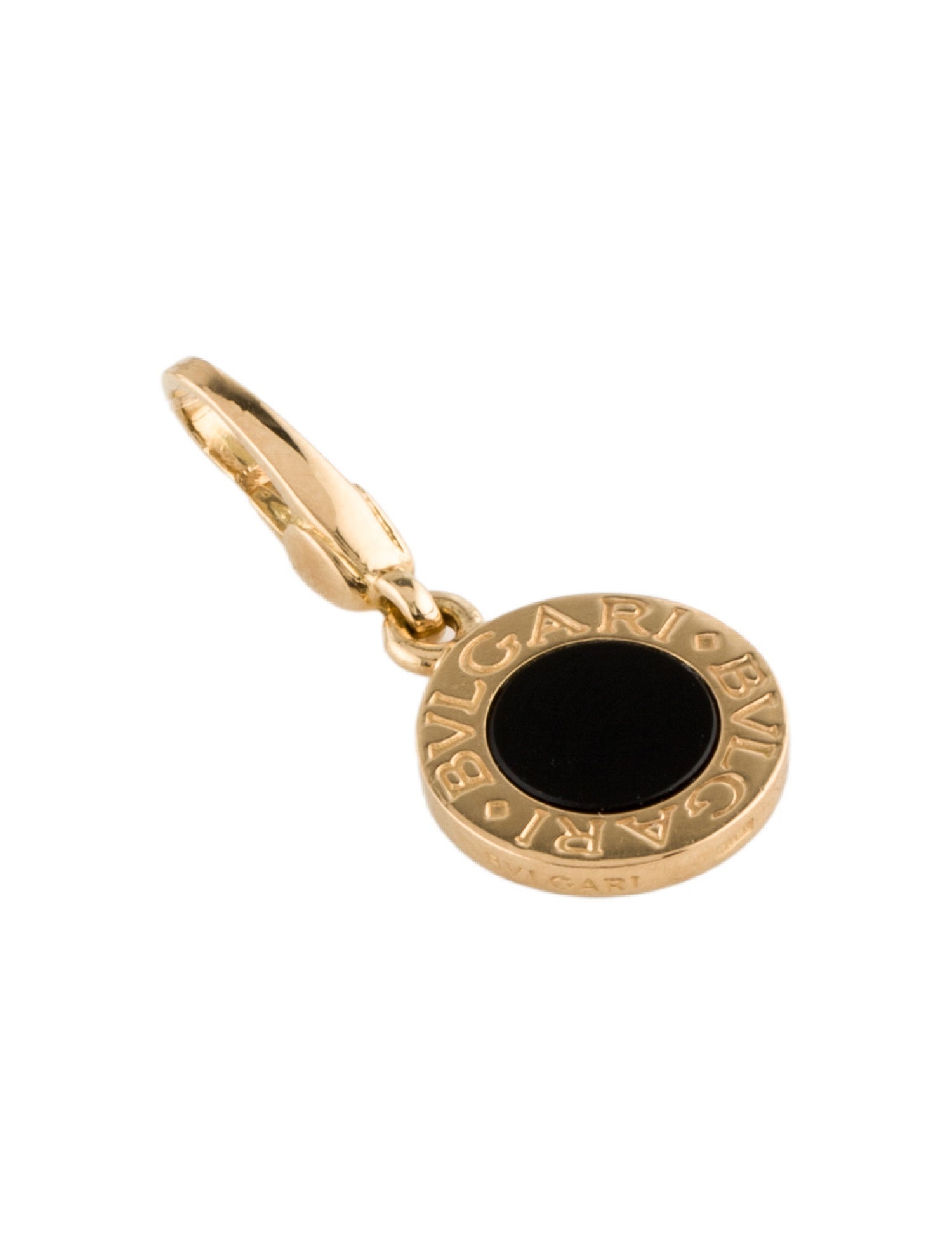 Bvlgari 18K Onyx Pendant