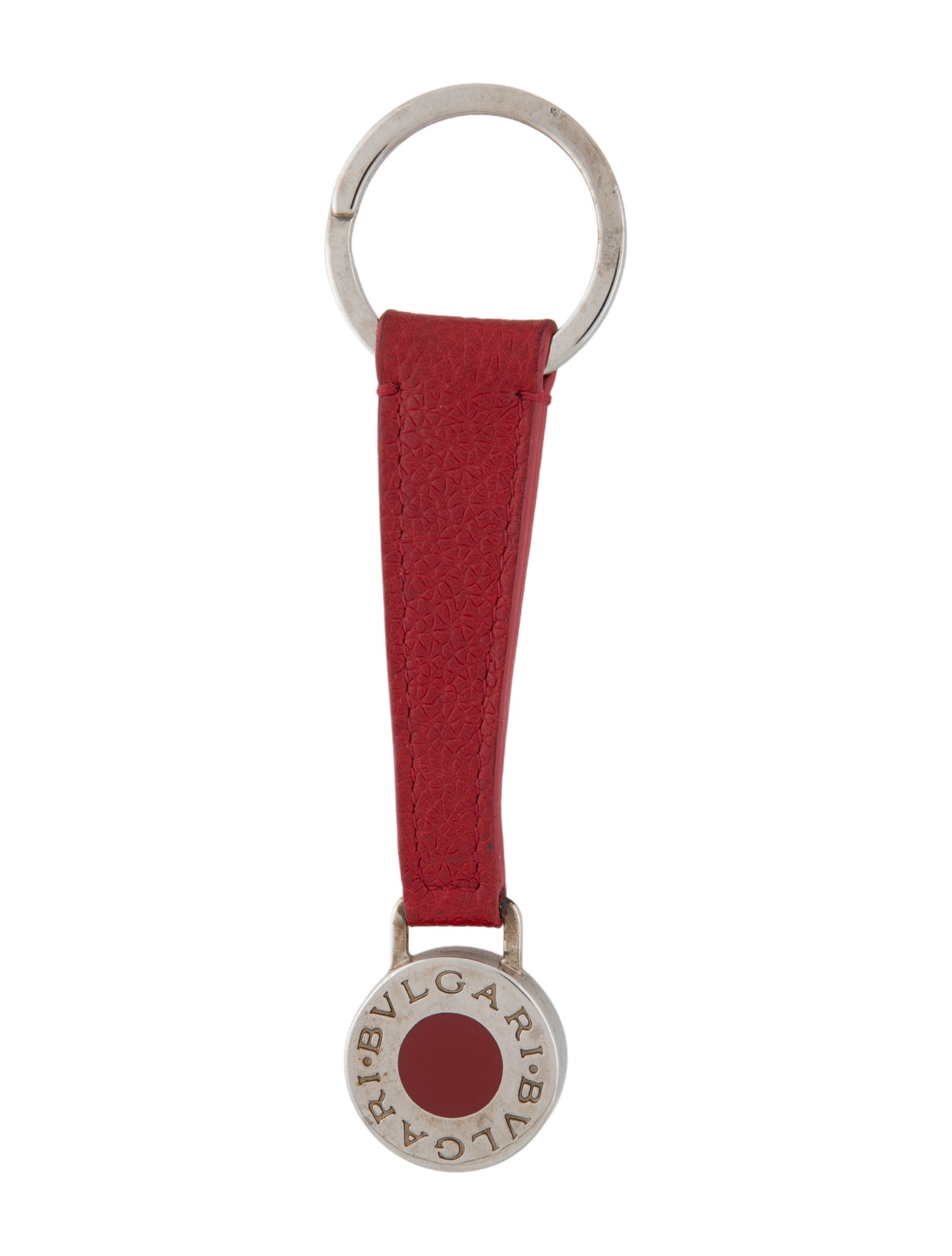 Bvlgari Leather Keychain