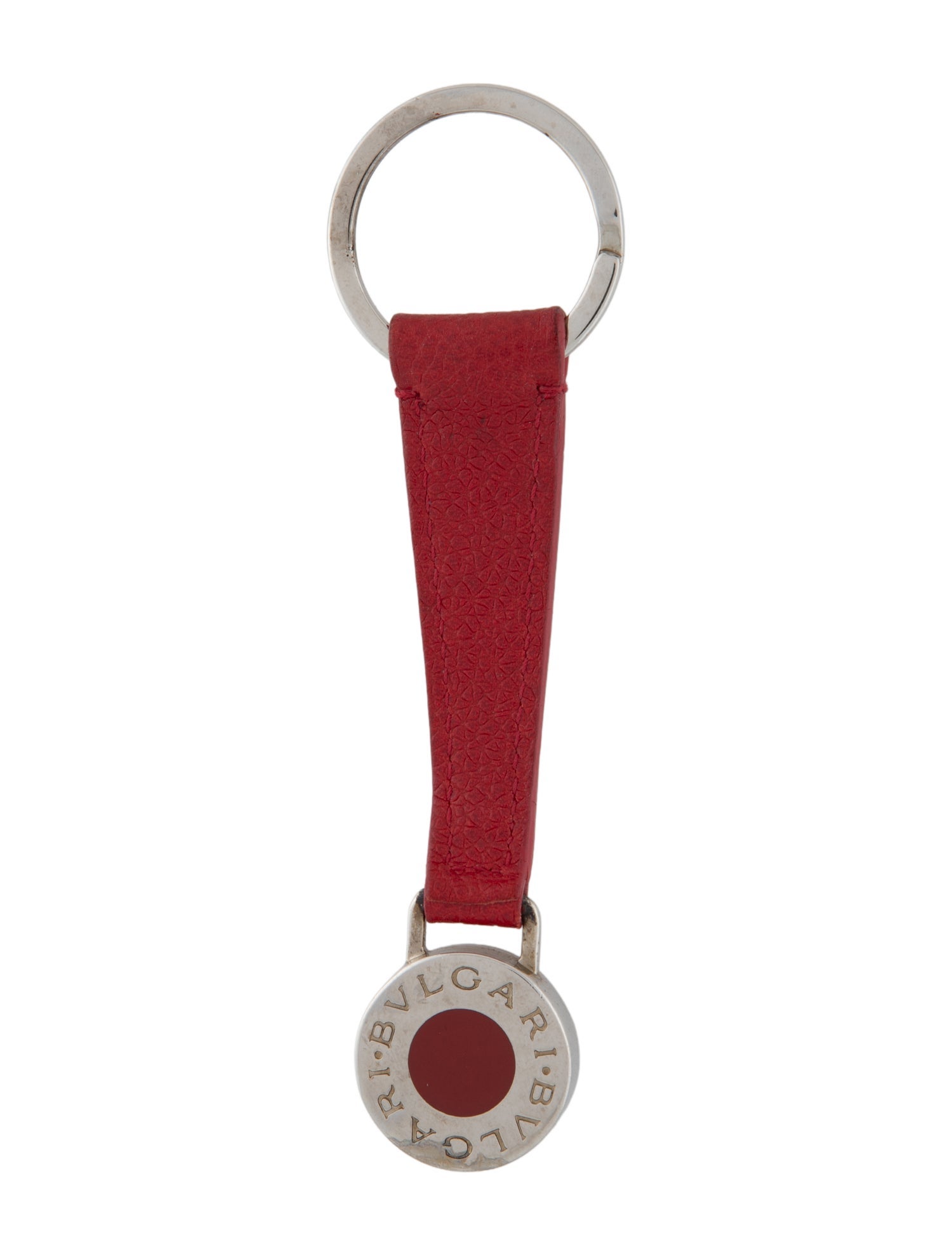 Bvlgari Leather Keychain
