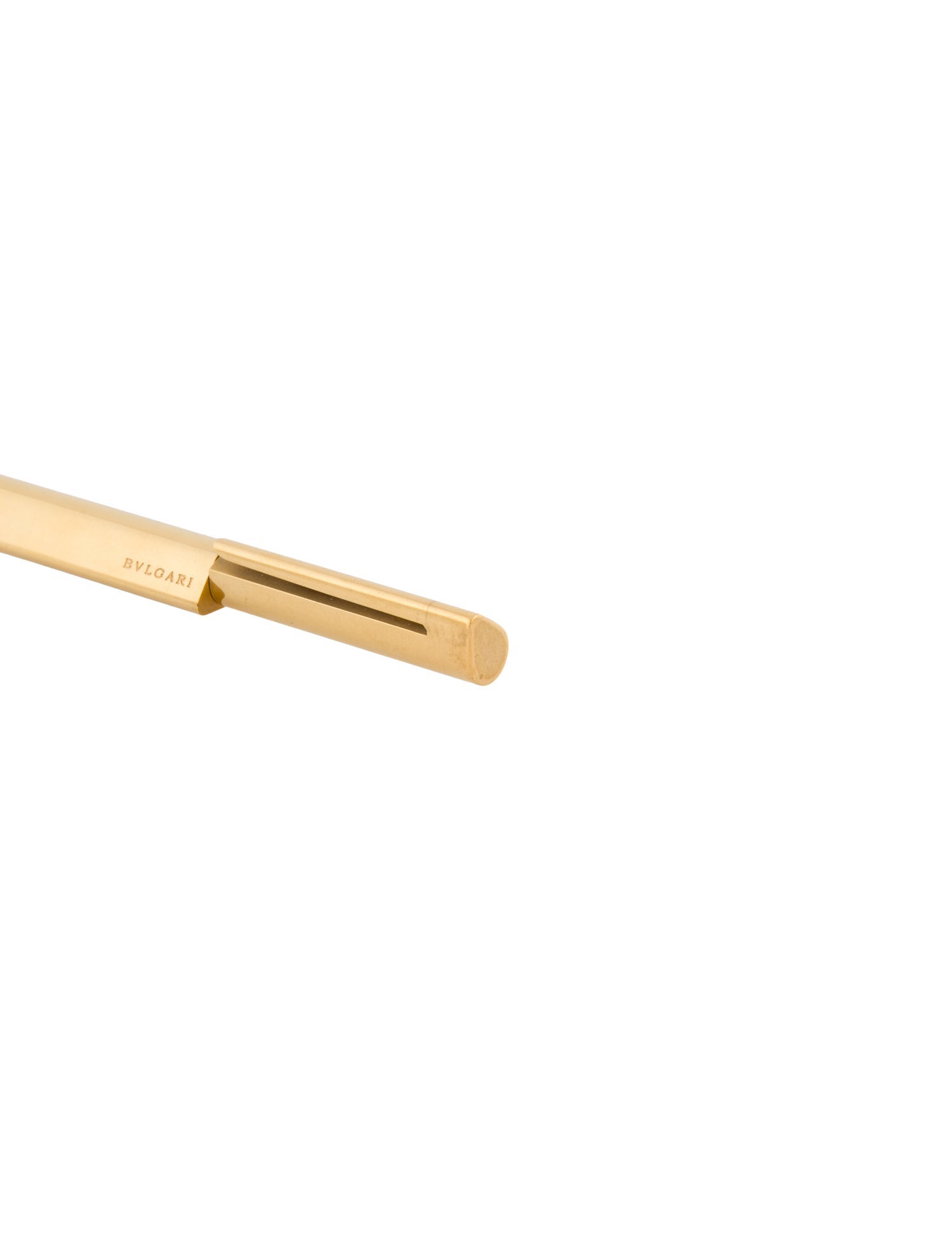 Bvlgari 18K Gold Plated Eccentrica Ballpoint Pen