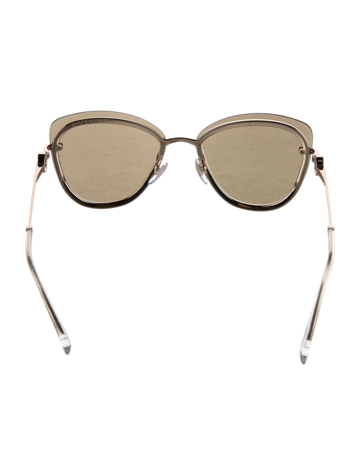 Bvlgari Cat-Eye Mirrored Sunglasses