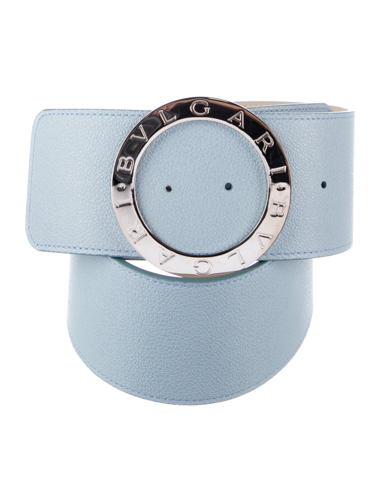 Bvlgari Wide Leather Belt